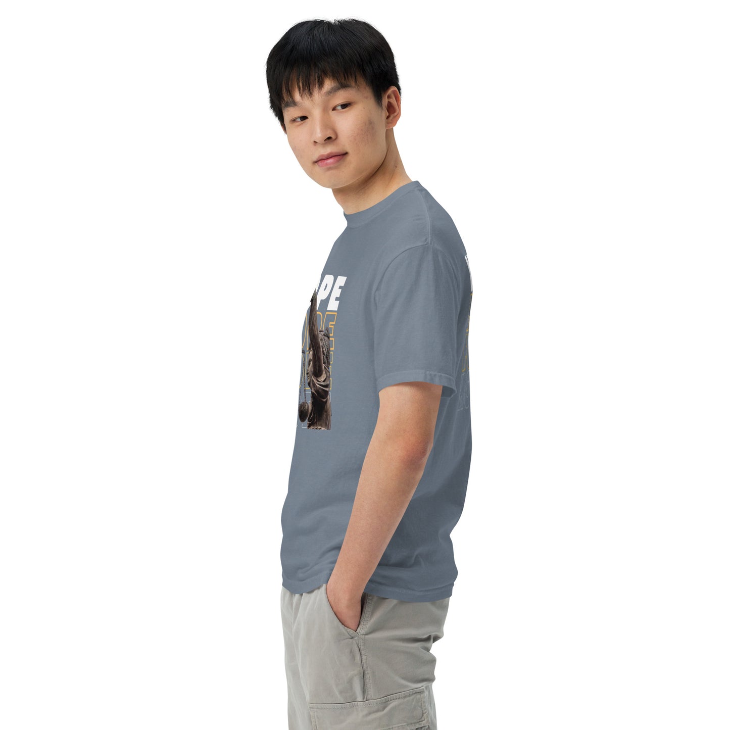 HOPE Unisex garment-dyed heavyweight t-shirt