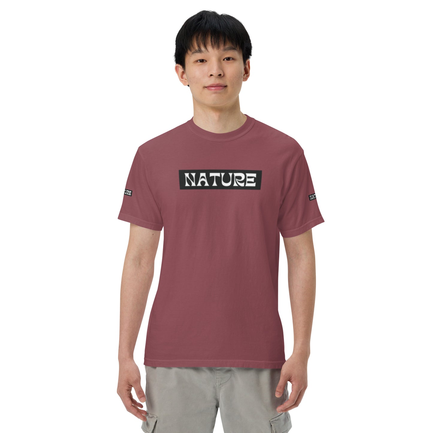 Nature Unisex garment-dyed heavyweight t-shirt