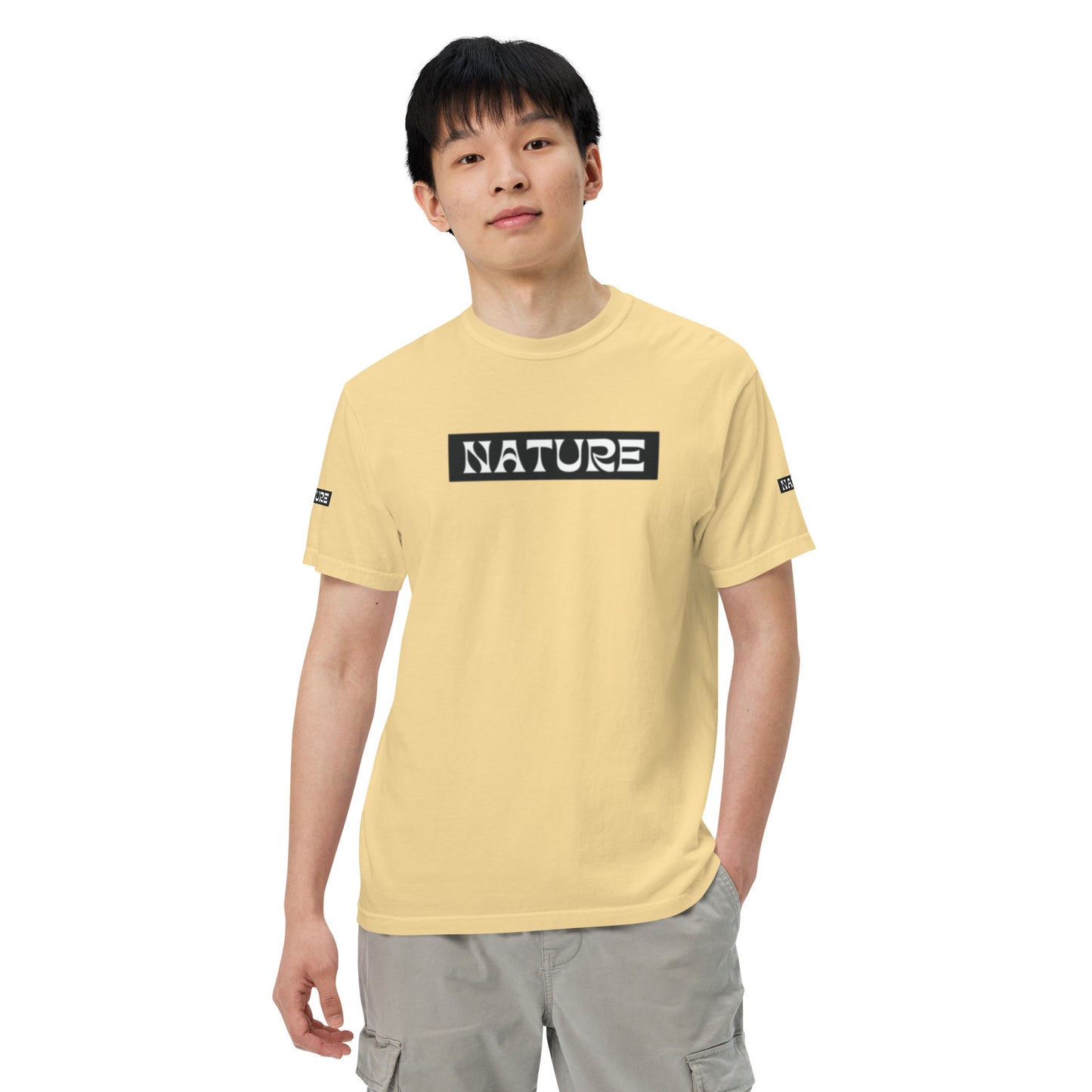 Nature Unisex garment-dyed heavyweight t-shirt