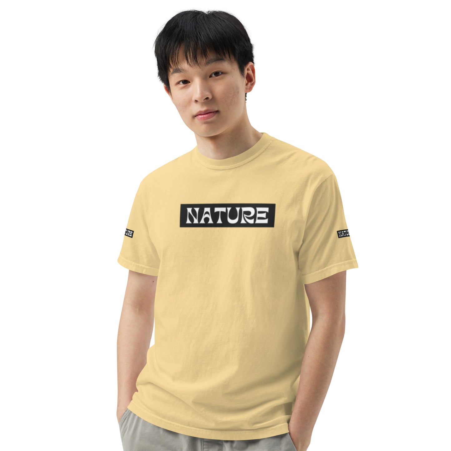 Nature Unisex garment-dyed heavyweight t-shirt