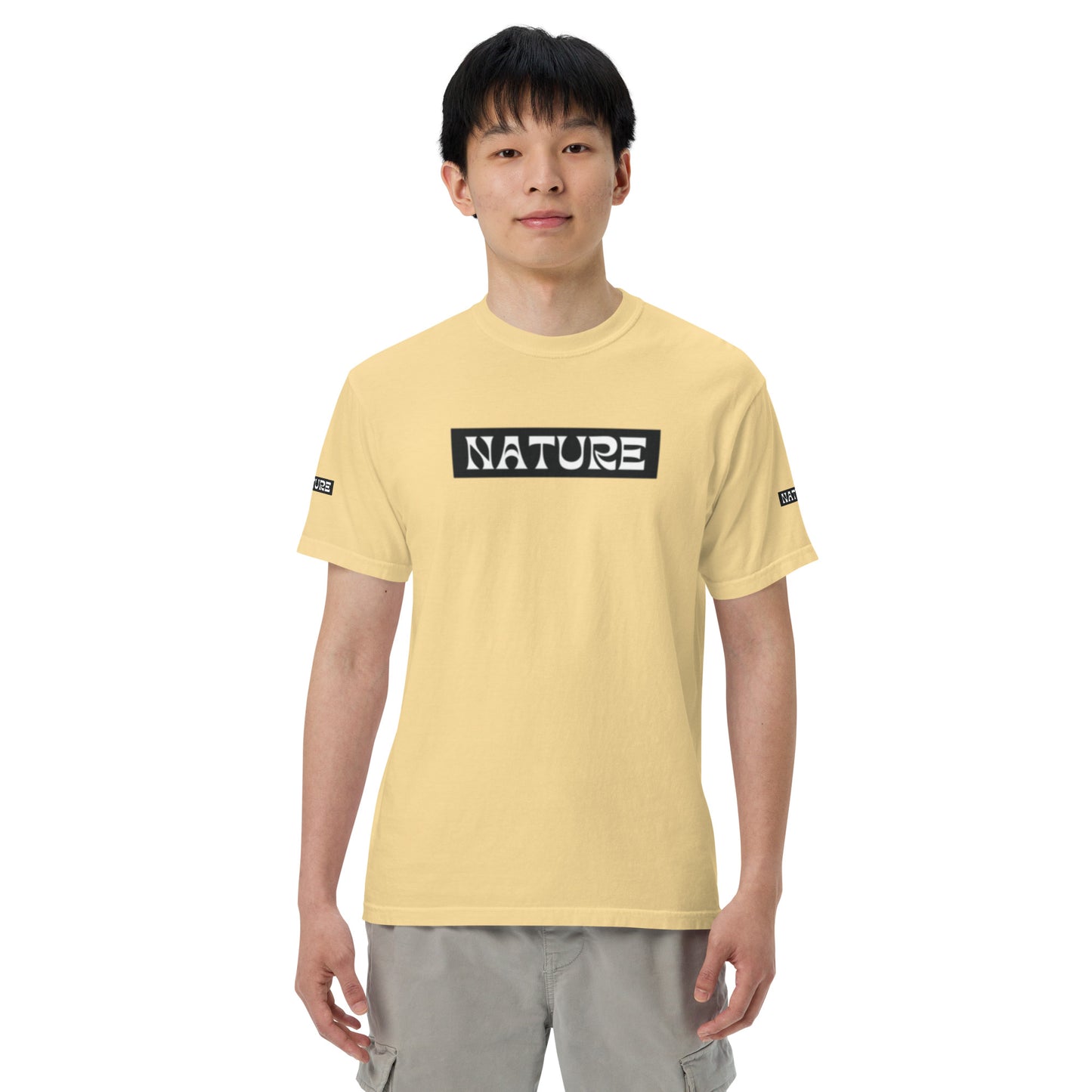 Nature Unisex garment-dyed heavyweight t-shirt
