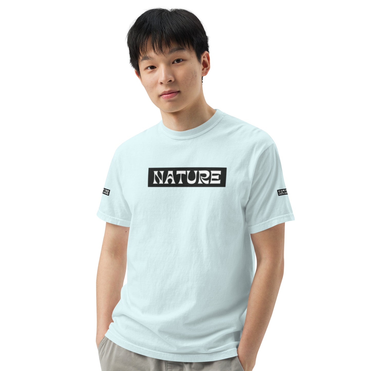Nature Unisex garment-dyed heavyweight t-shirt