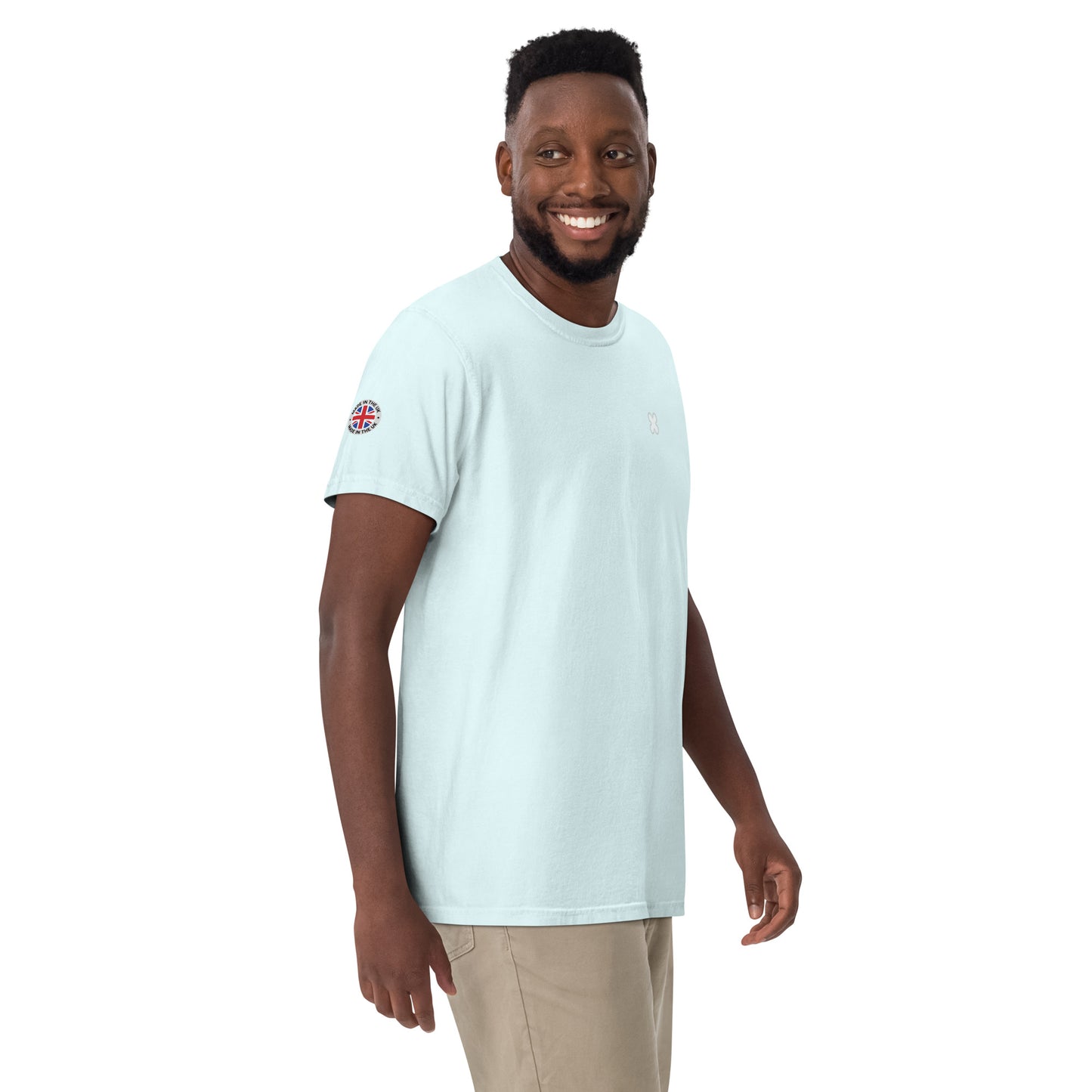 UK Unisex garment-dyed heavyweight t-shirt