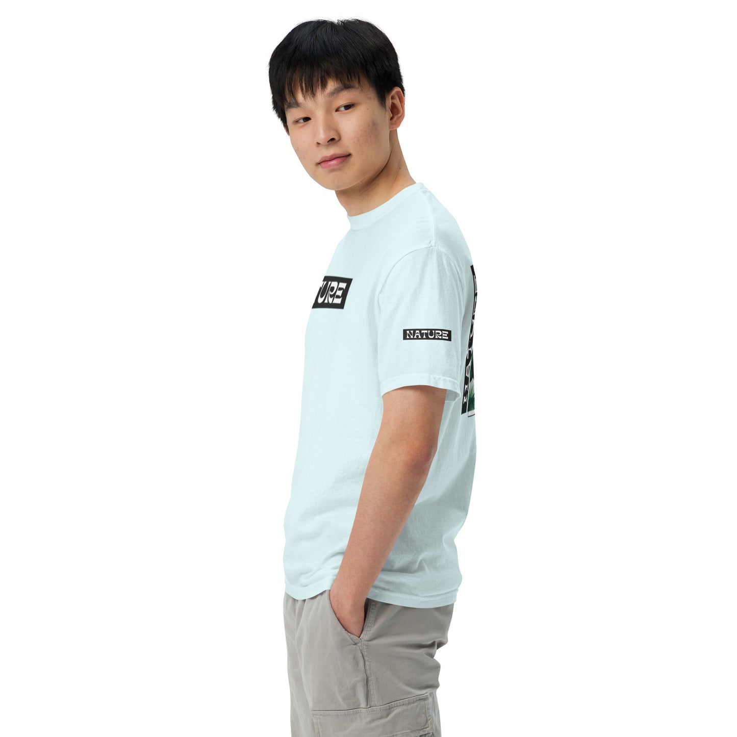 Nature Unisex garment-dyed heavyweight t-shirt