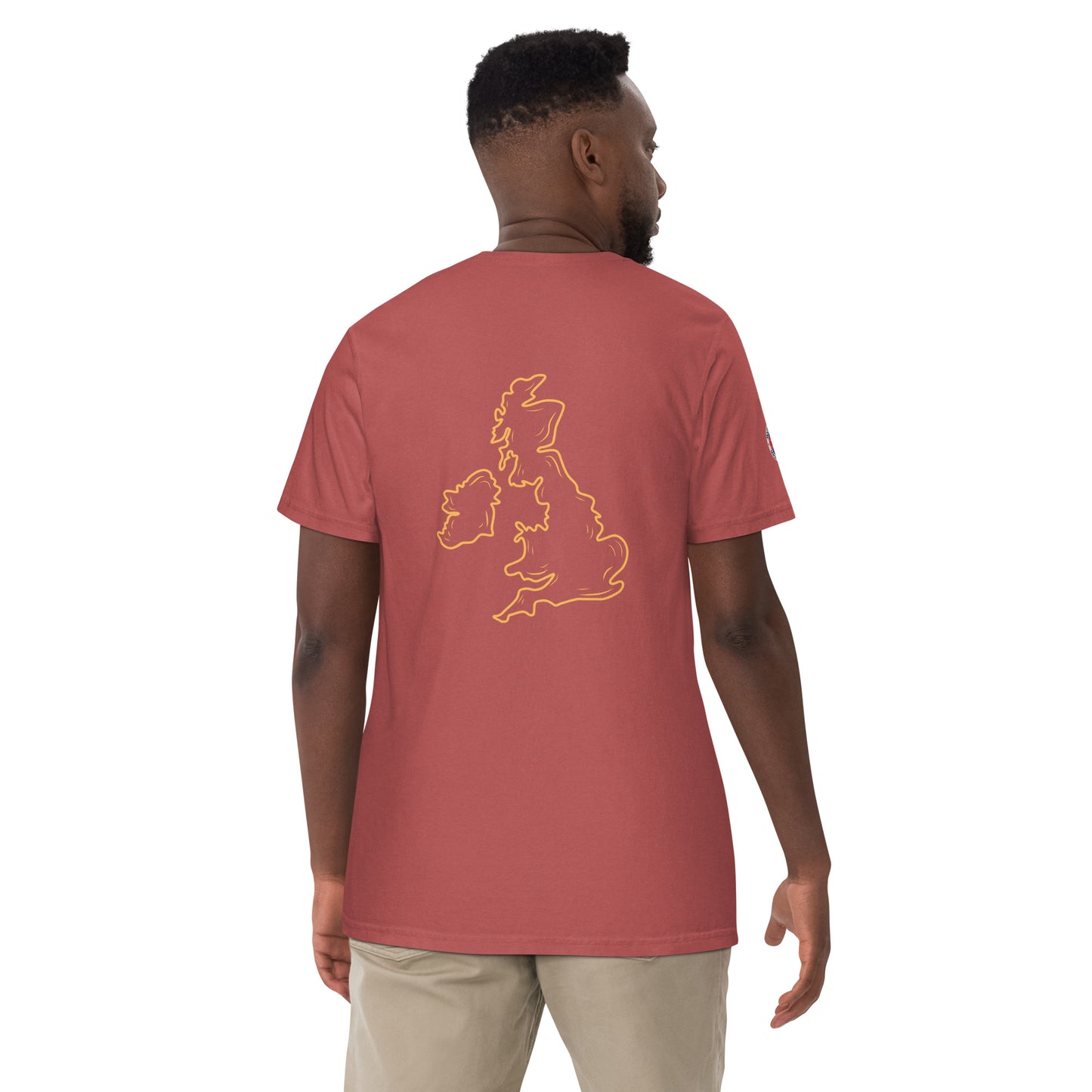 UK Unisex garment-dyed heavyweight t-shirt