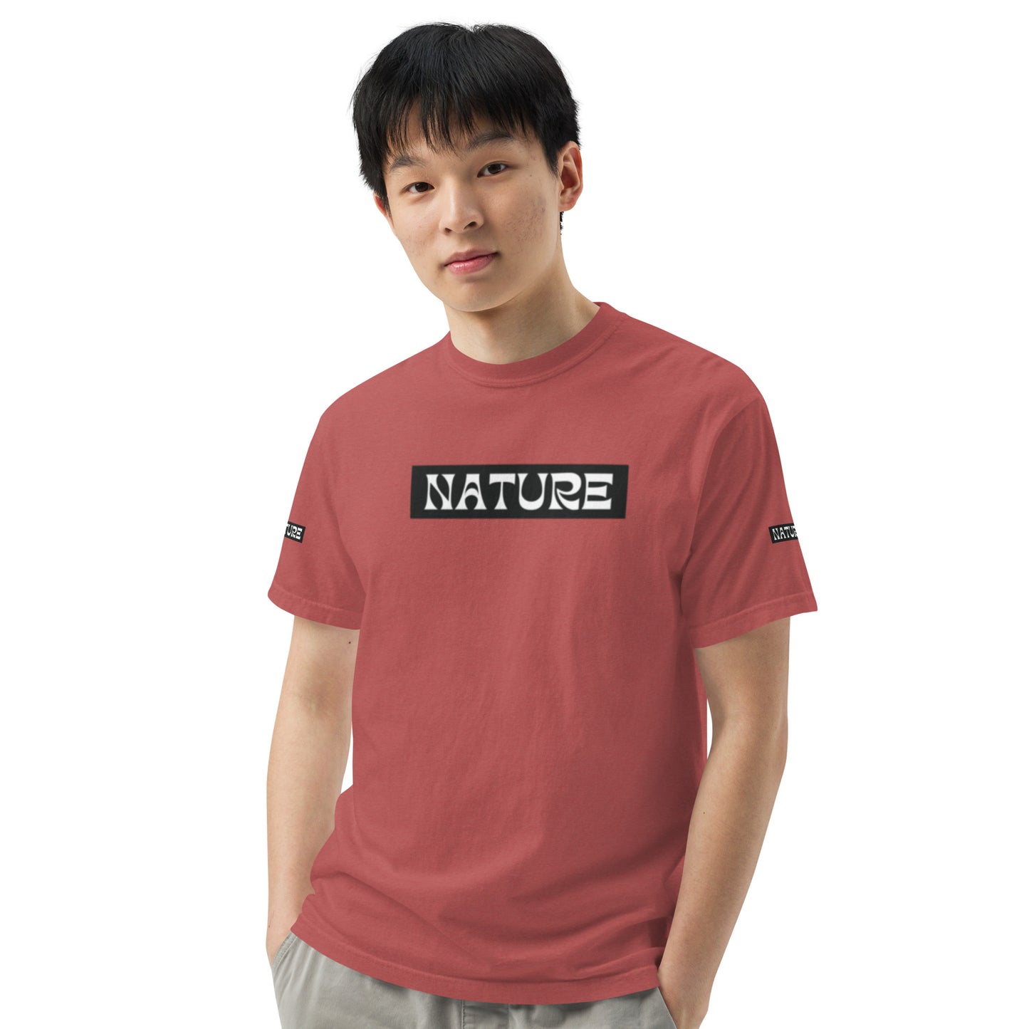 Nature Unisex garment-dyed heavyweight t-shirt