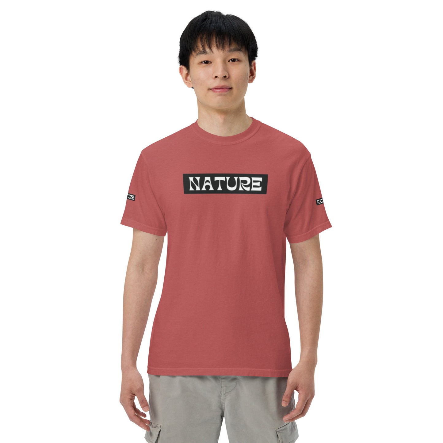 Nature Unisex garment-dyed heavyweight t-shirt