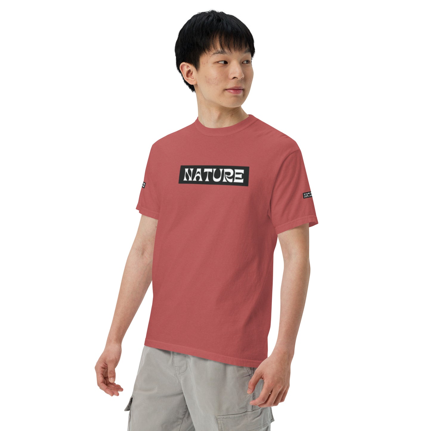 Nature Unisex garment-dyed heavyweight t-shirt