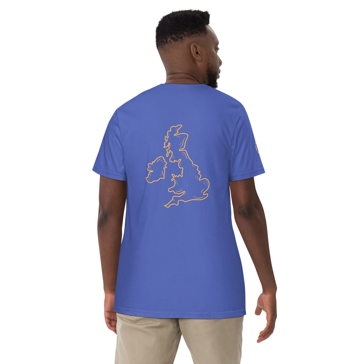 UK Unisex garment-dyed heavyweight t-shirt