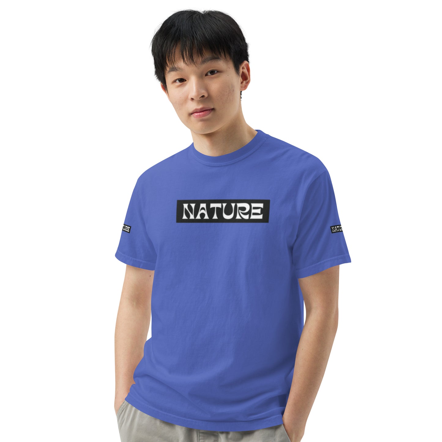 Nature Unisex garment-dyed heavyweight t-shirt