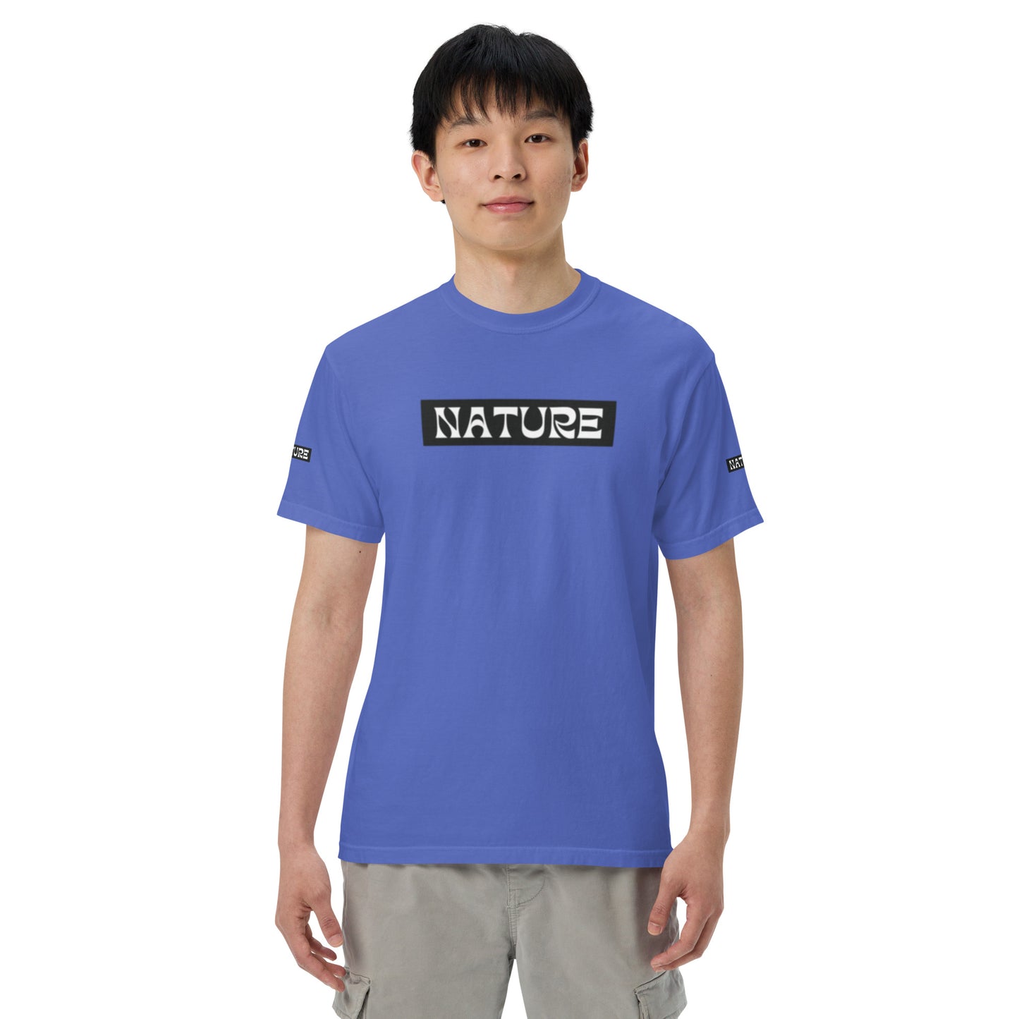 Nature Unisex garment-dyed heavyweight t-shirt