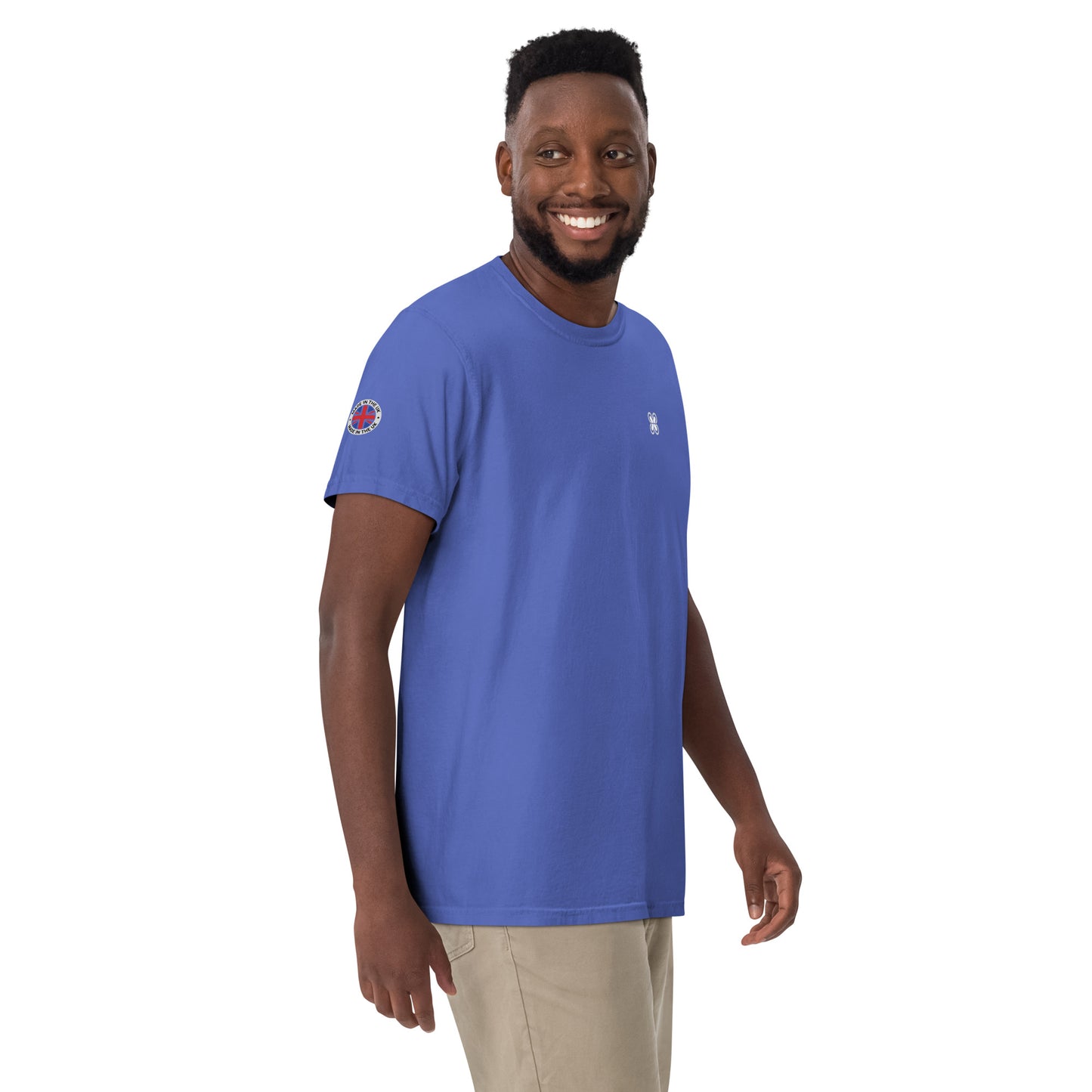 UK Unisex garment-dyed heavyweight t-shirt