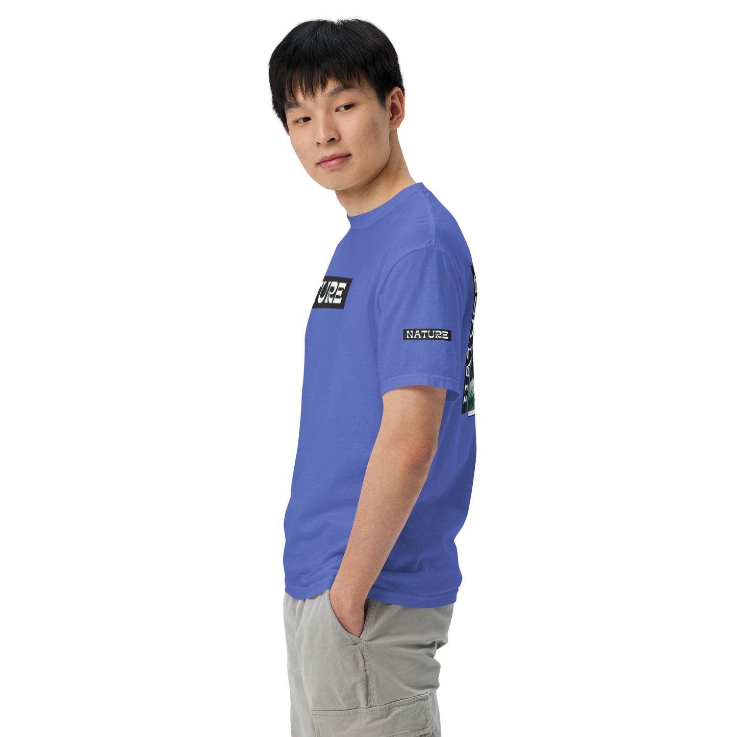 Nature Unisex garment-dyed heavyweight t-shirt