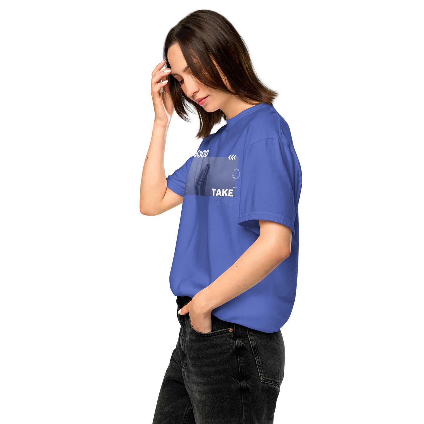 Take Unisex garment-dyed heavyweight t-shirt
