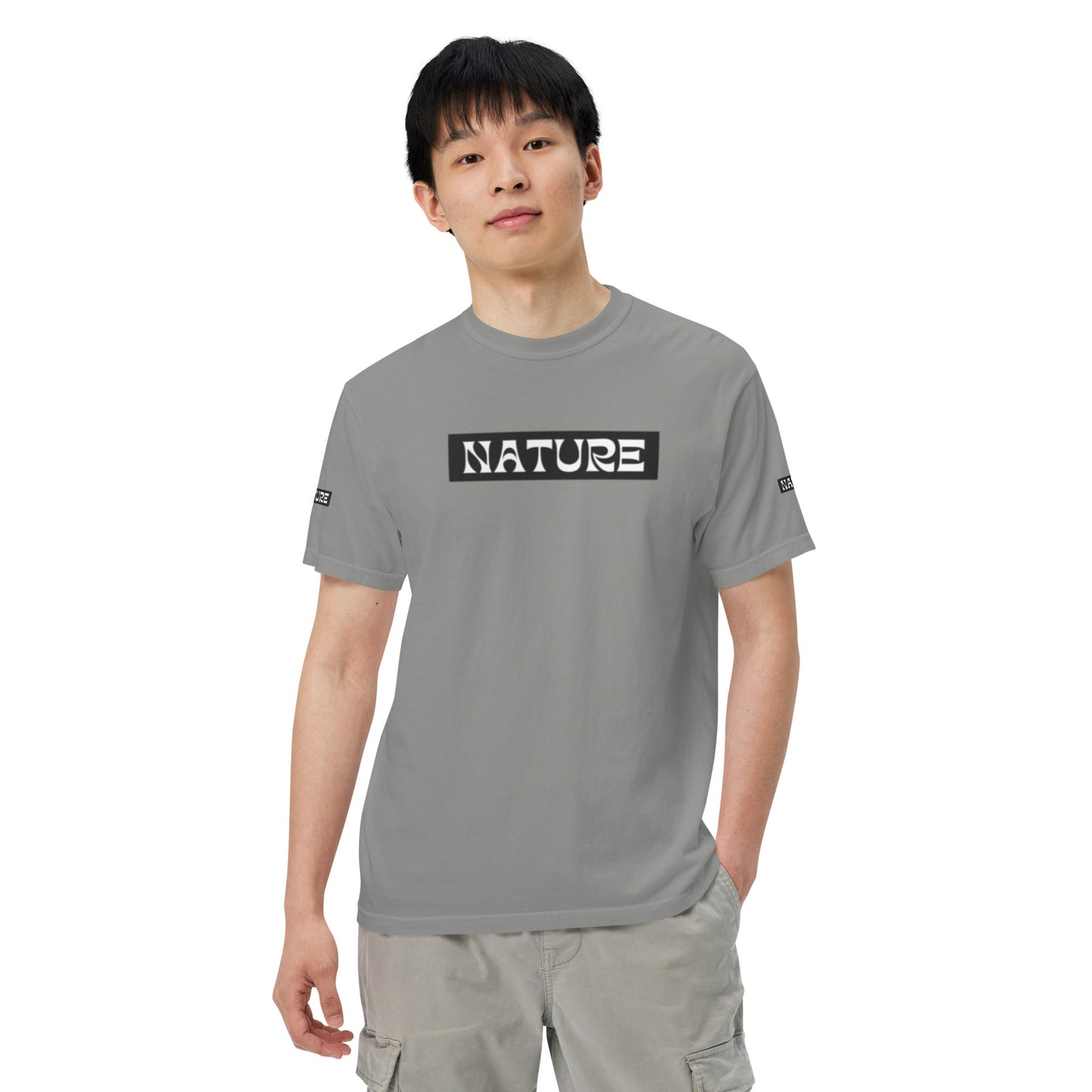 Nature Unisex garment-dyed heavyweight t-shirt