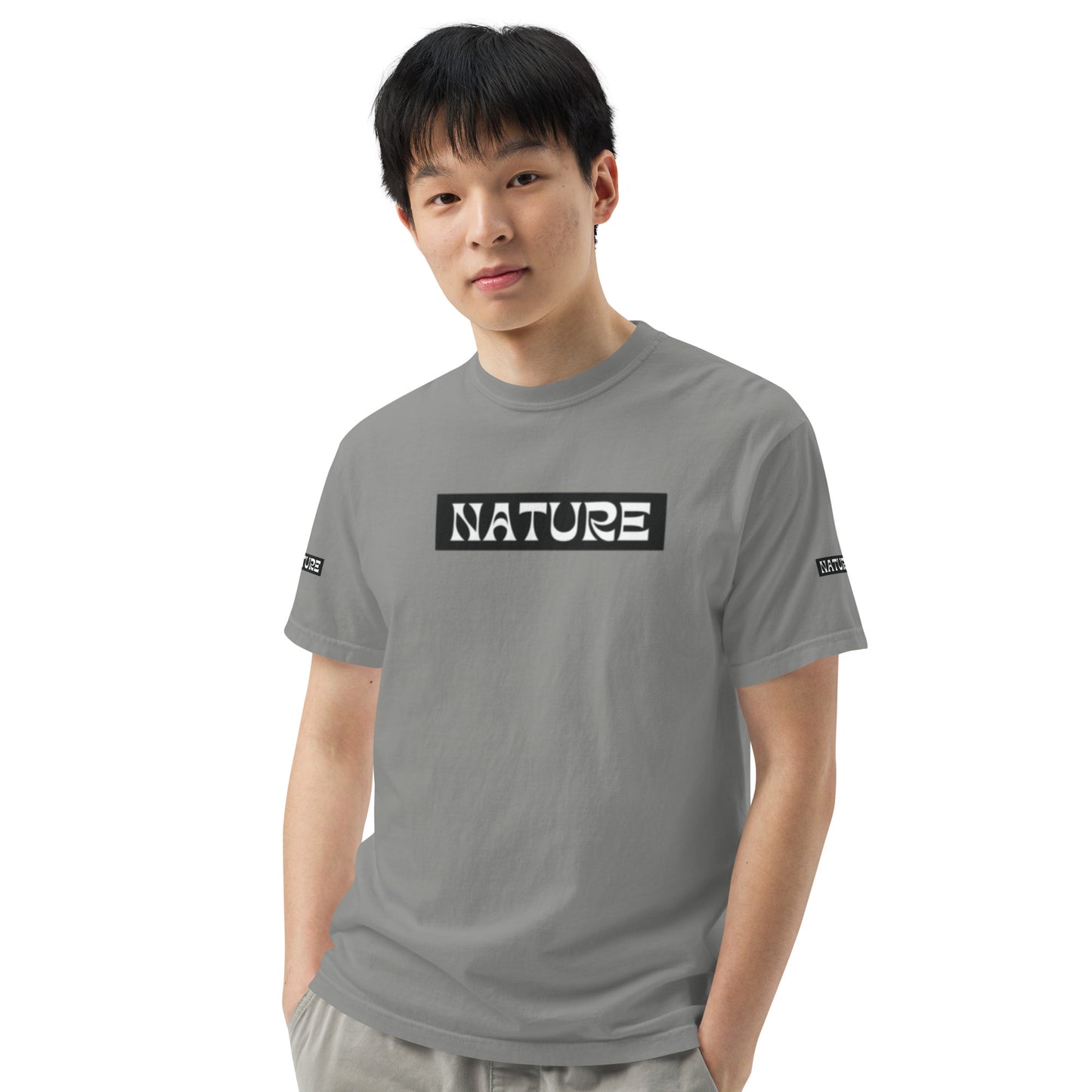Nature Unisex garment-dyed heavyweight t-shirt