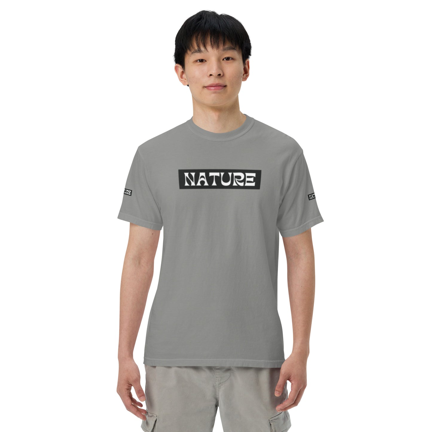 Nature Unisex garment-dyed heavyweight t-shirt