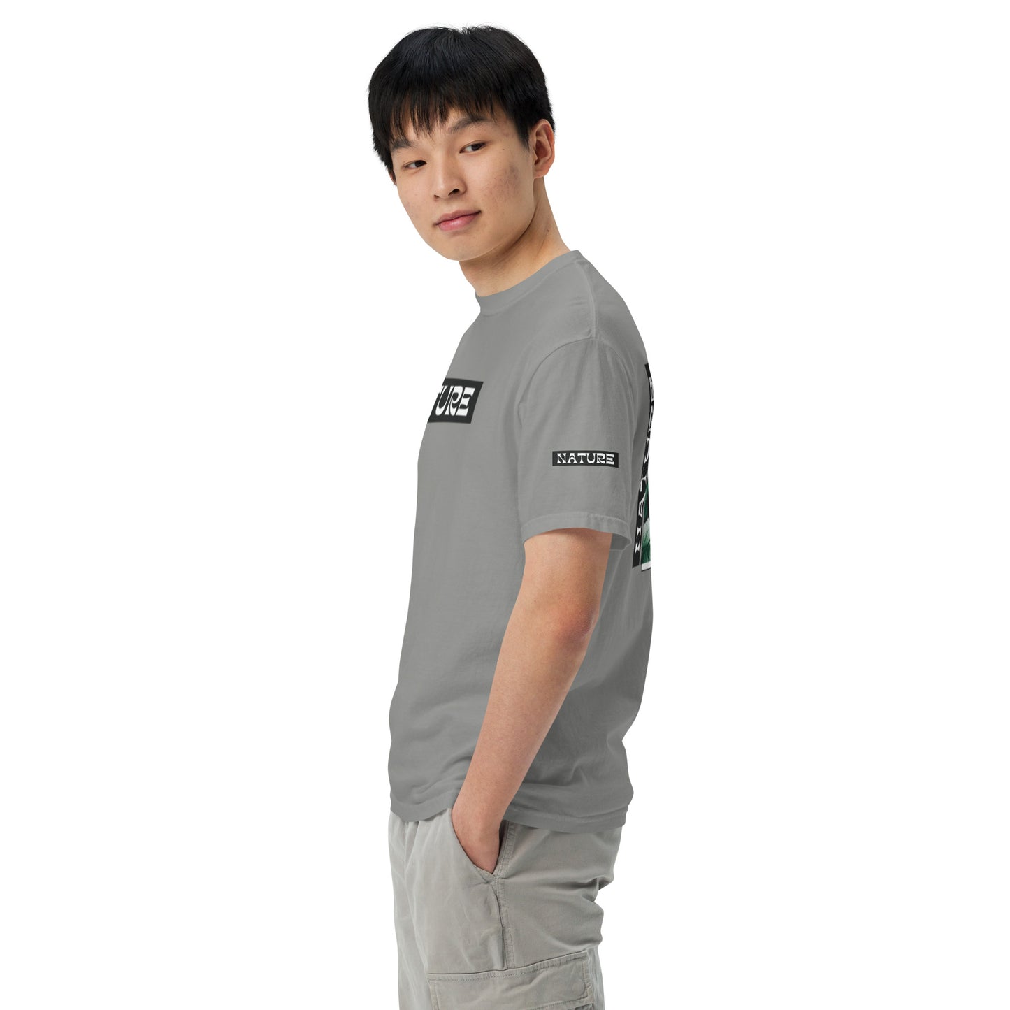 Nature Unisex garment-dyed heavyweight t-shirt