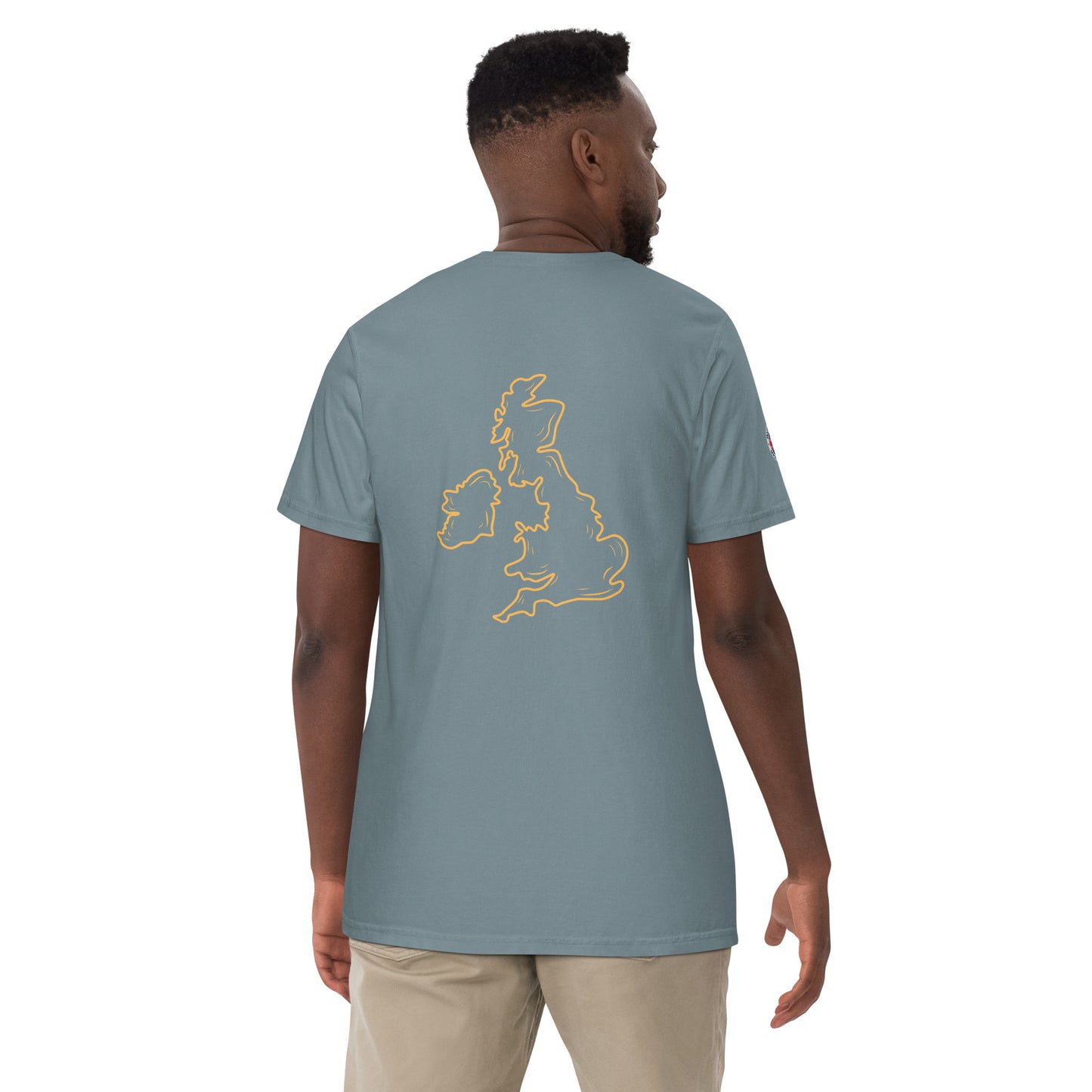 UK Unisex garment-dyed heavyweight t-shirt