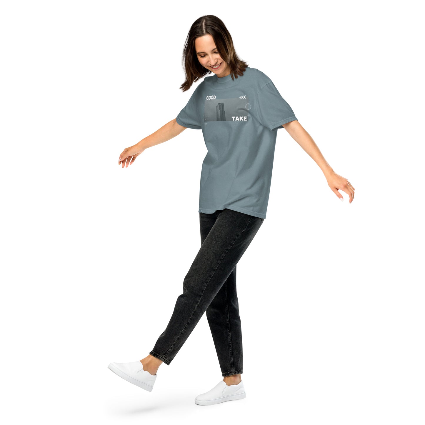 Take Unisex garment-dyed heavyweight t-shirt