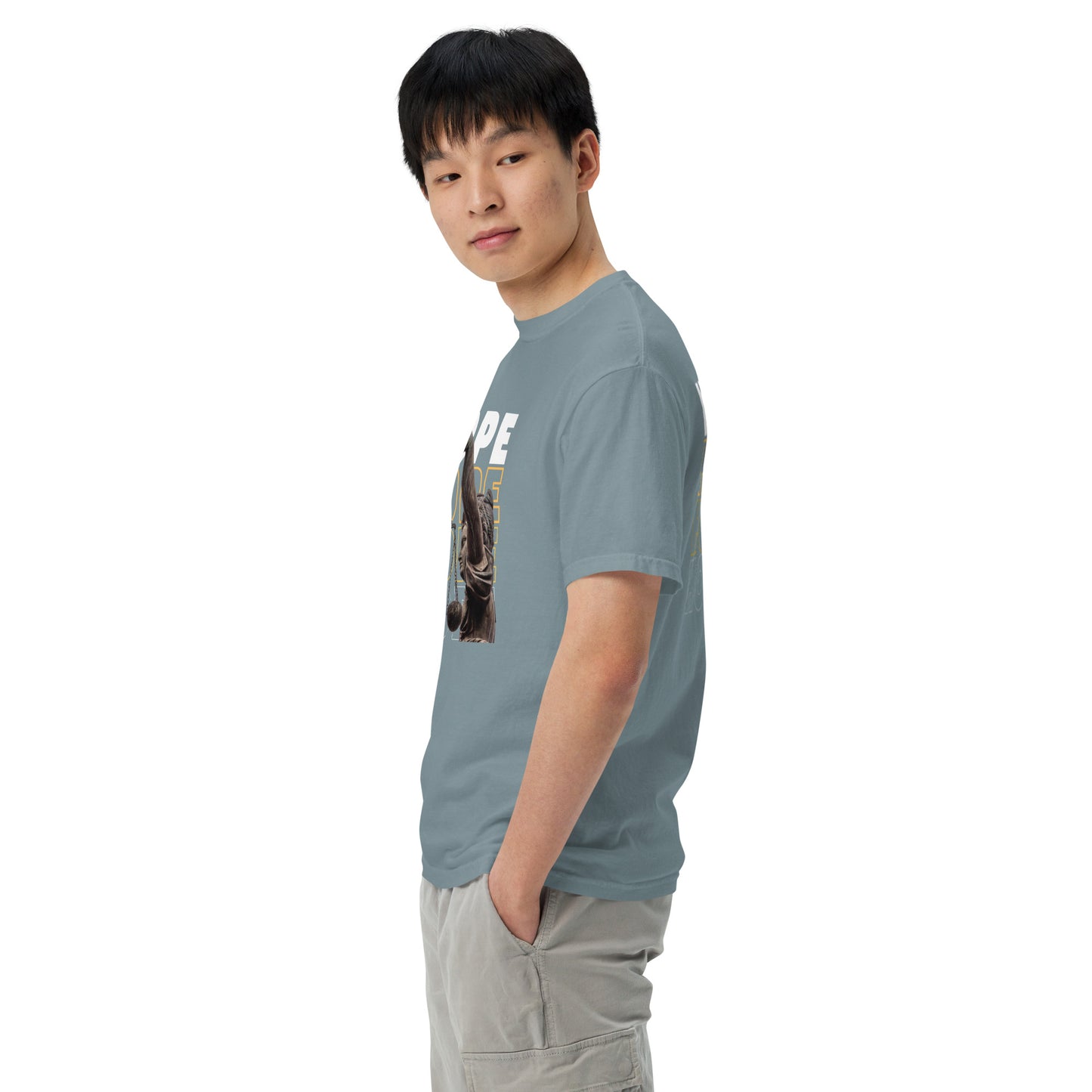 HOPE Unisex garment-dyed heavyweight t-shirt