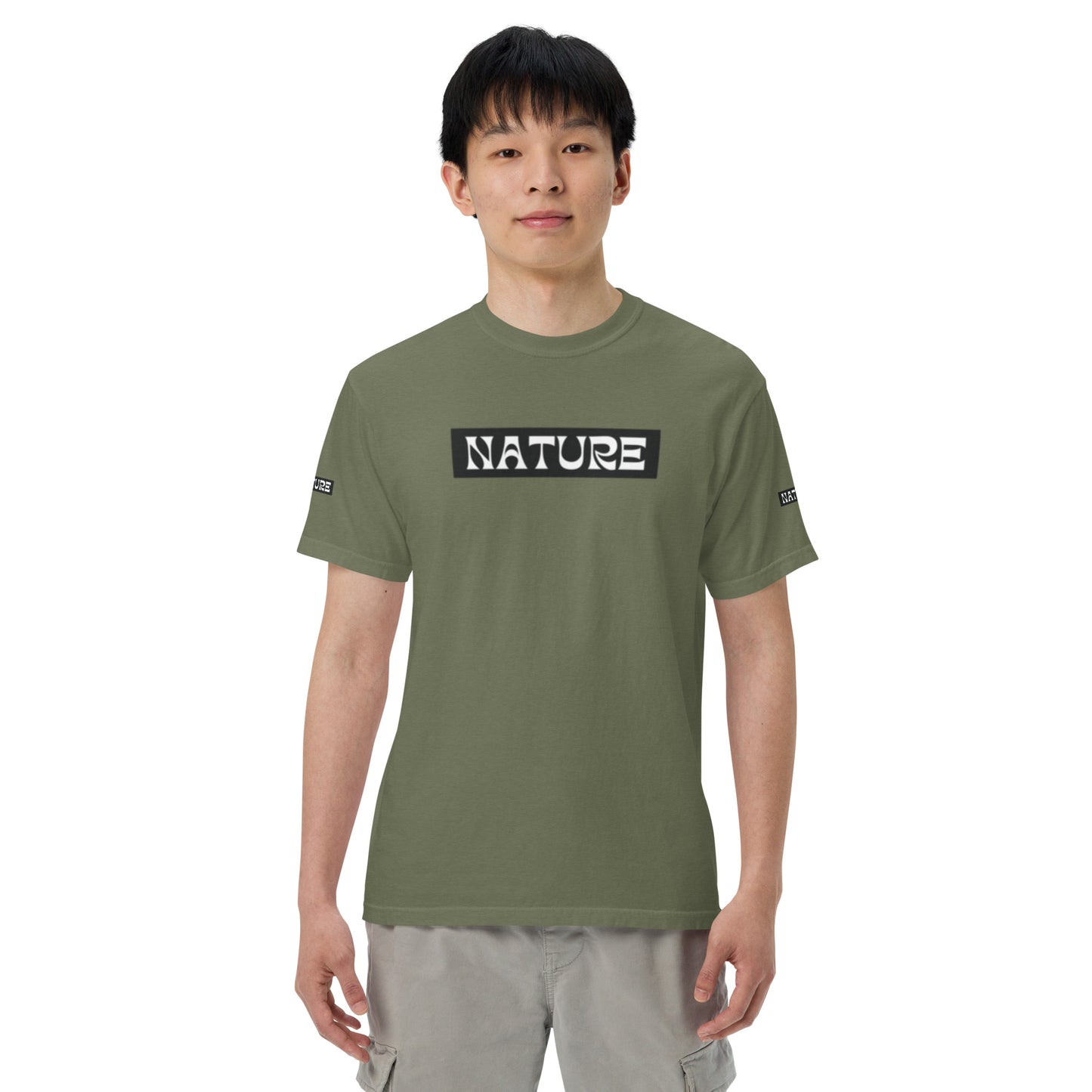 Nature Unisex garment-dyed heavyweight t-shirt