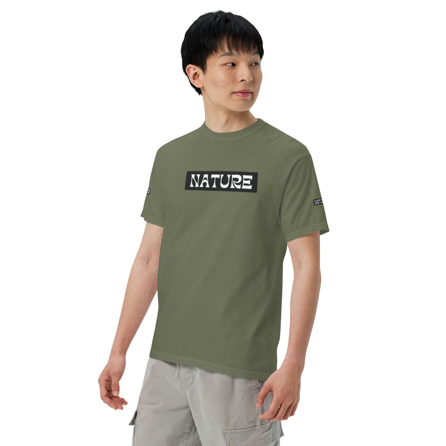 Nature Unisex garment-dyed heavyweight t-shirt