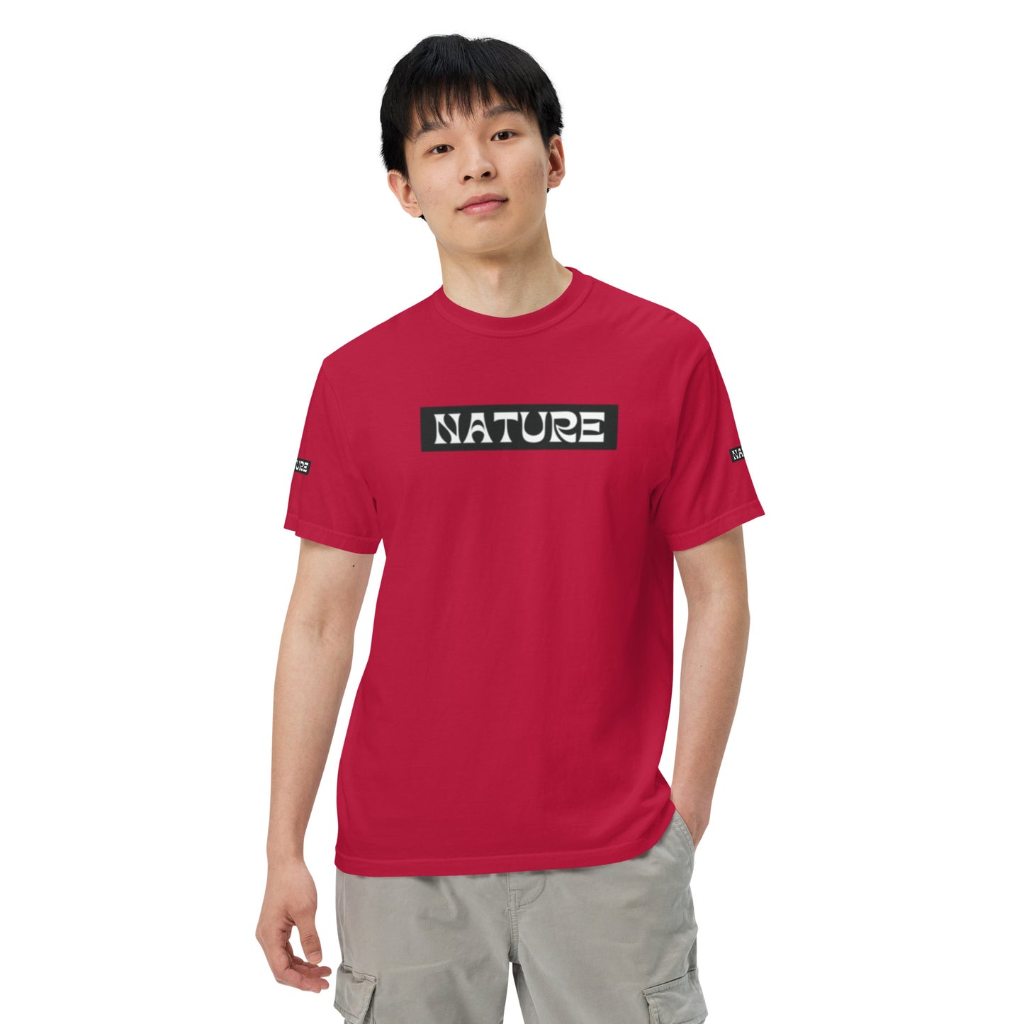 Nature Unisex garment-dyed heavyweight t-shirt