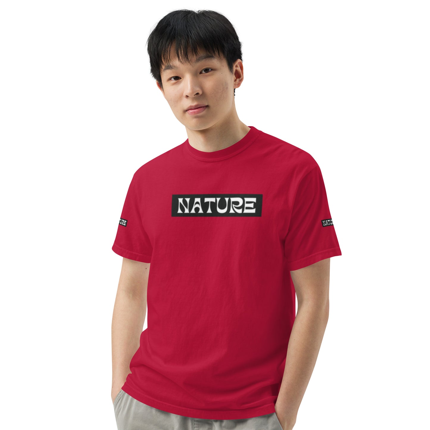 Nature Unisex garment-dyed heavyweight t-shirt