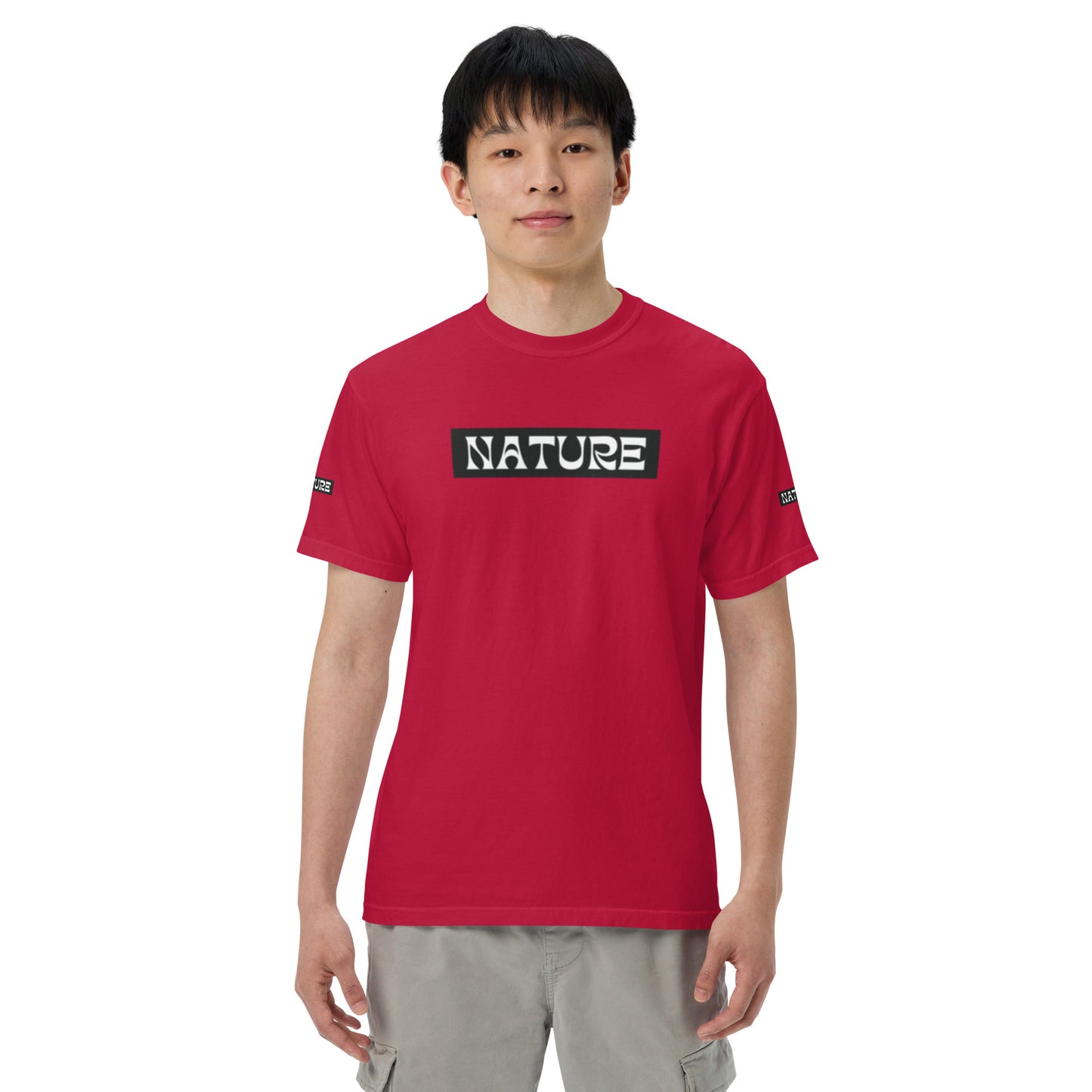 Nature Unisex garment-dyed heavyweight t-shirt