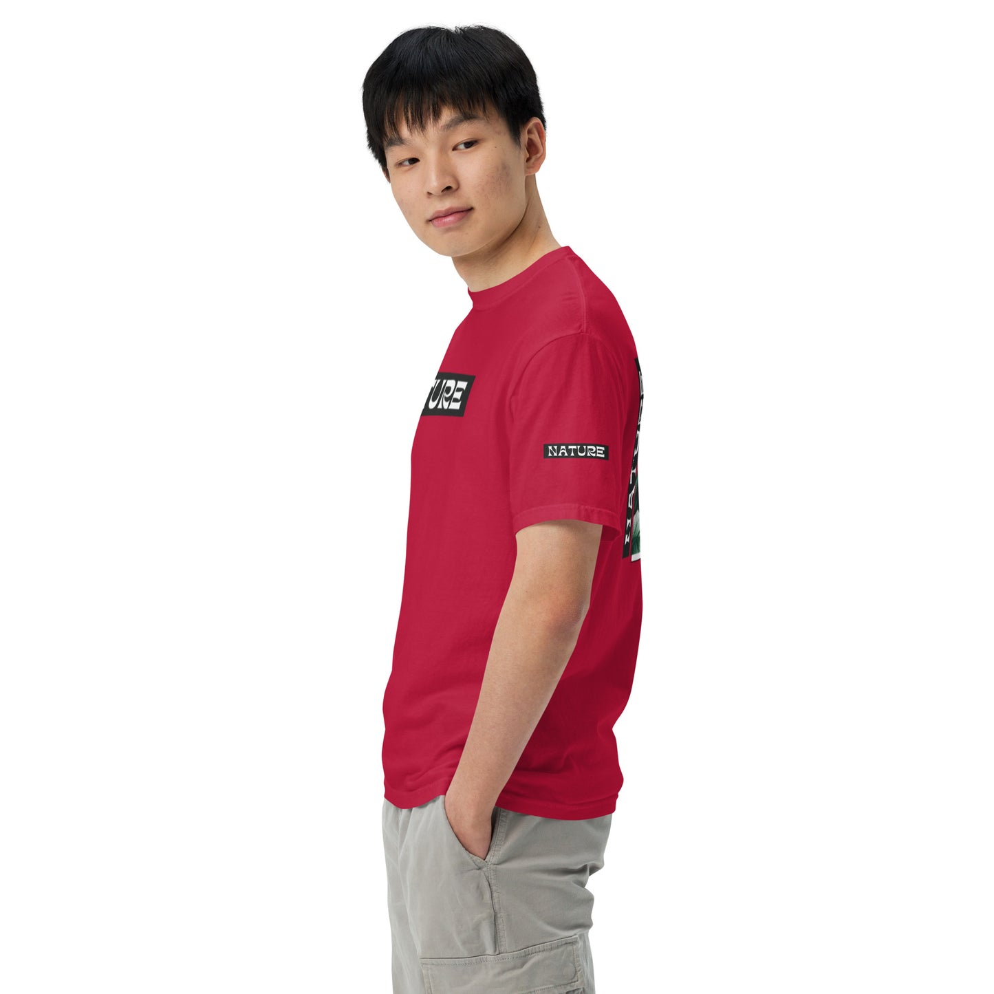 Nature Unisex garment-dyed heavyweight t-shirt