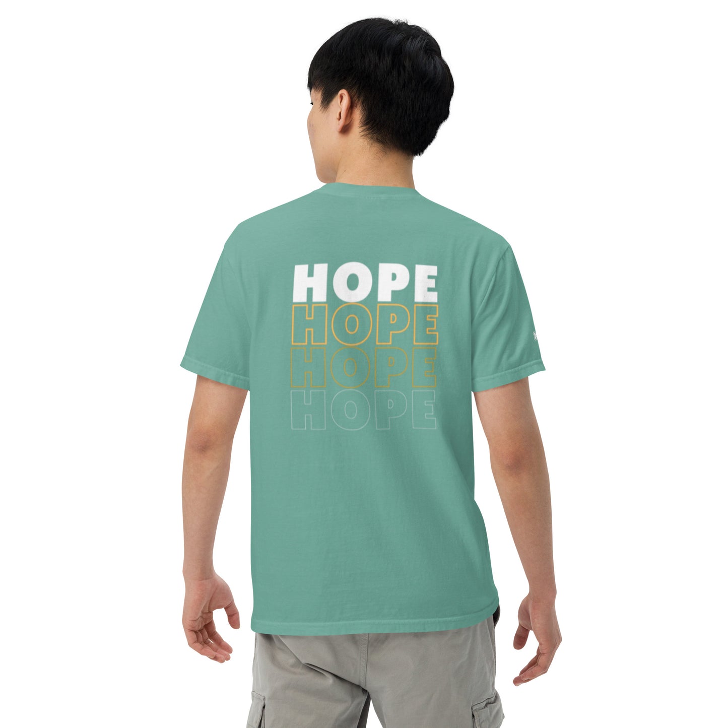 HOPE Unisex garment-dyed heavyweight t-shirt
