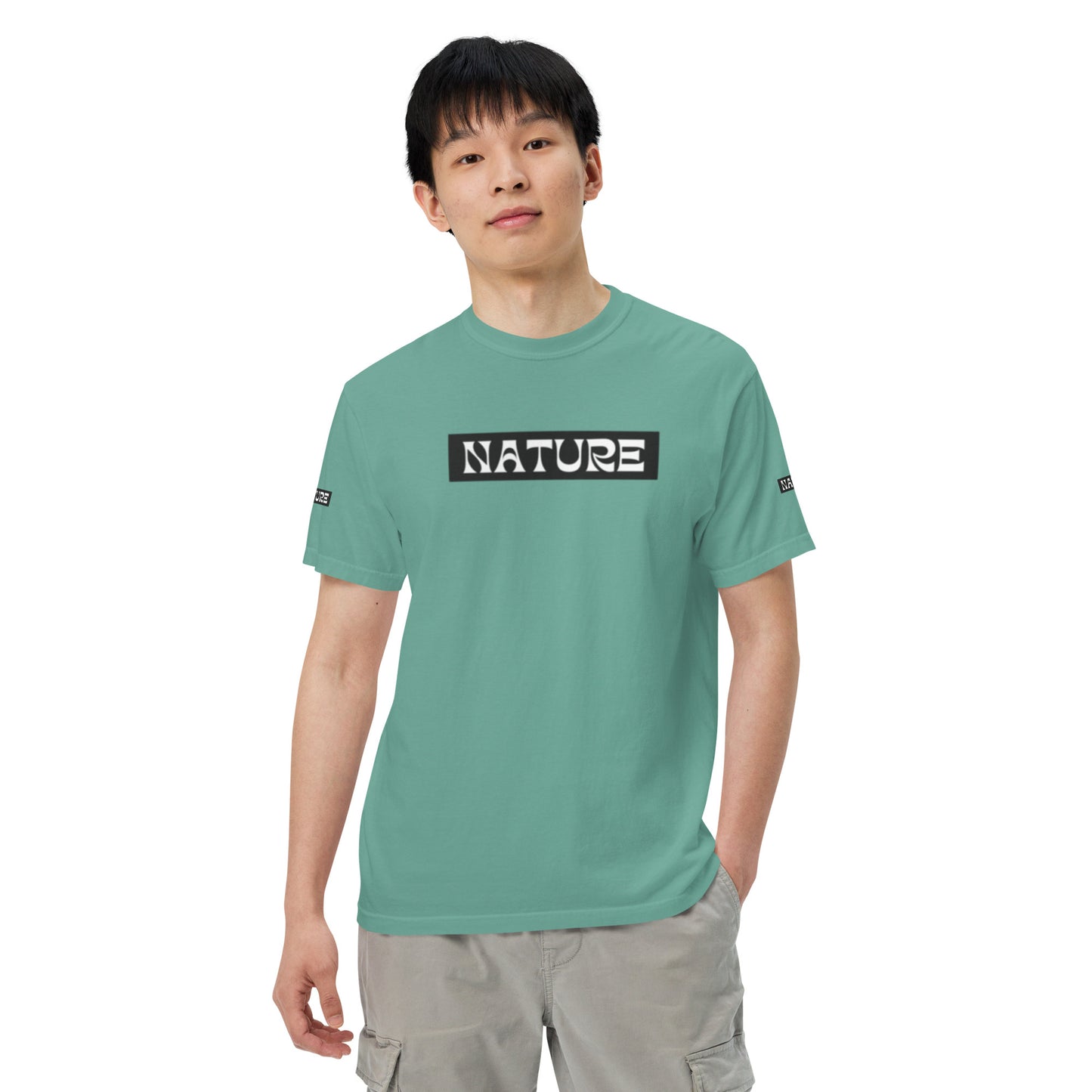 Nature Unisex garment-dyed heavyweight t-shirt
