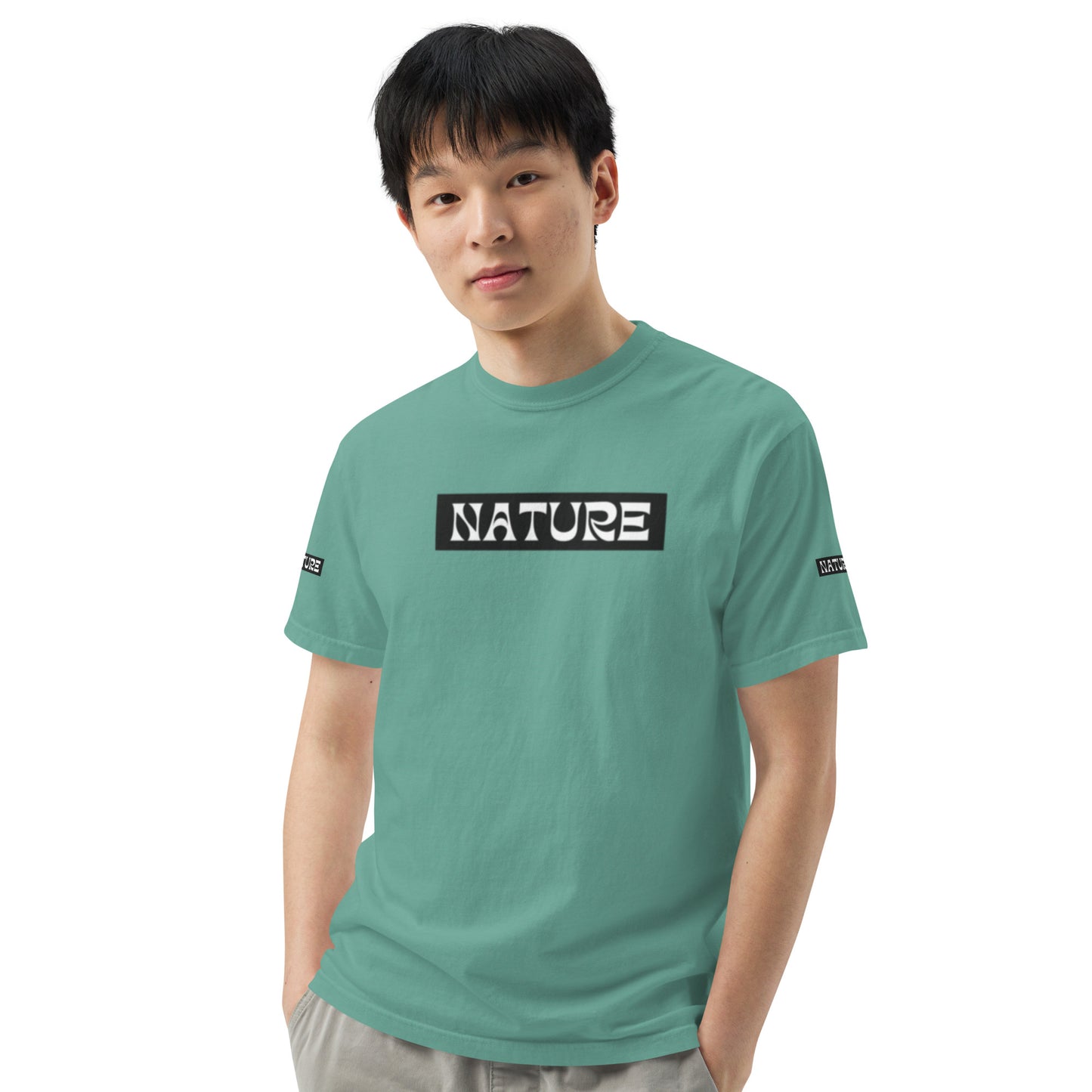 Nature Unisex garment-dyed heavyweight t-shirt