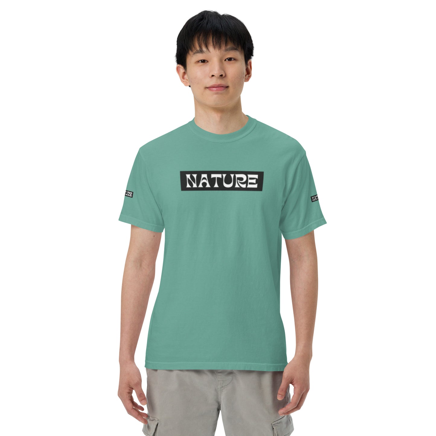 Nature Unisex garment-dyed heavyweight t-shirt