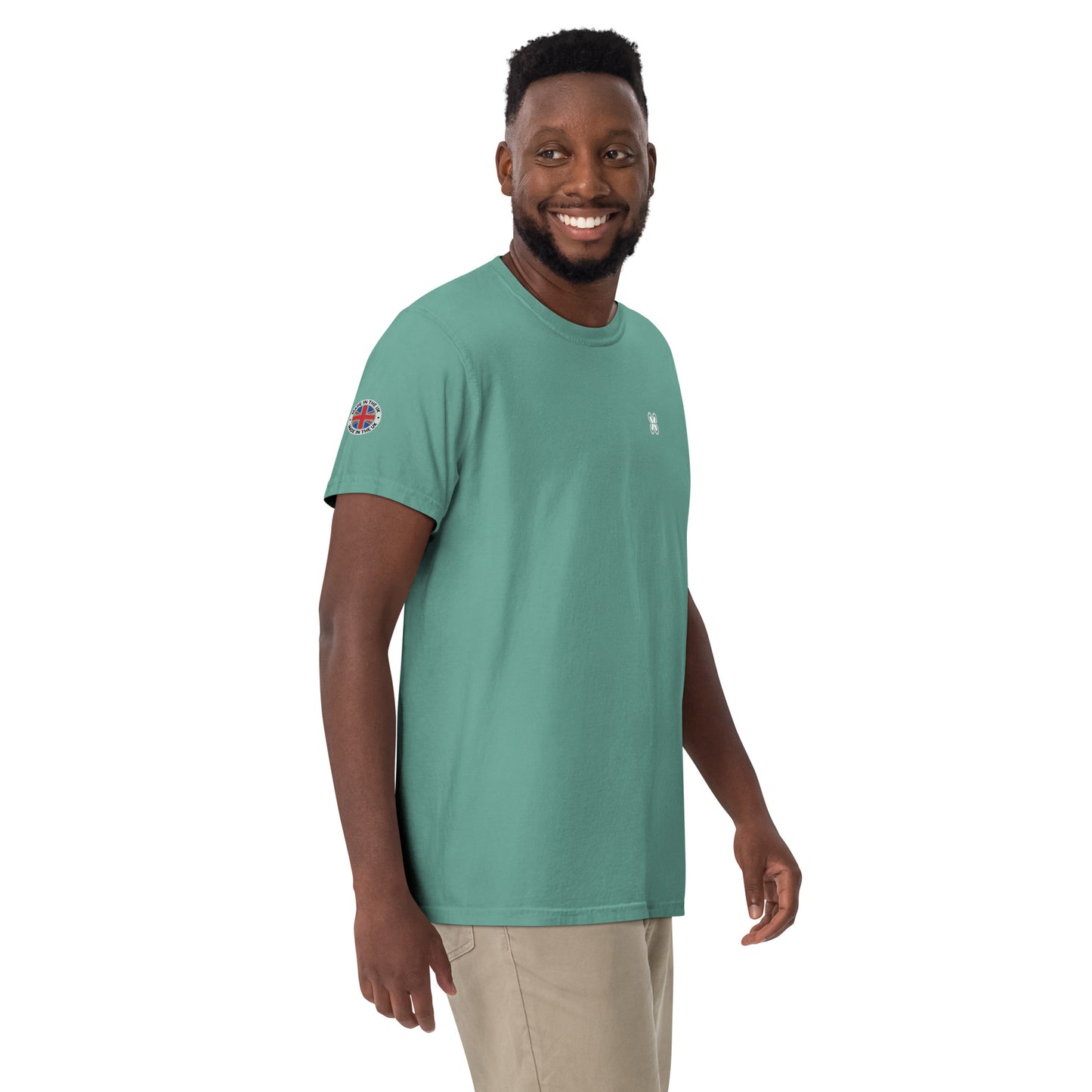 UK Unisex garment-dyed heavyweight t-shirt
