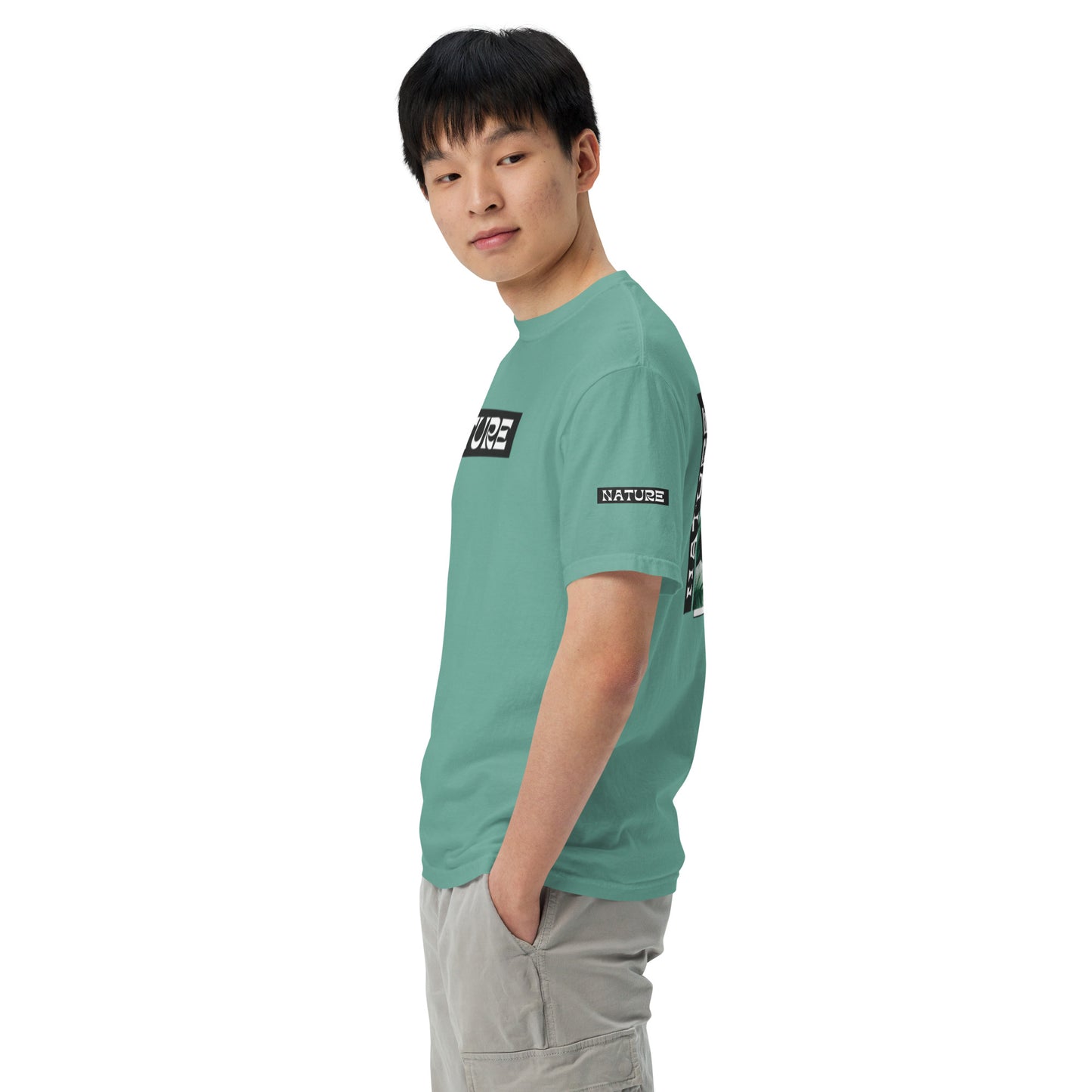 Nature Unisex garment-dyed heavyweight t-shirt