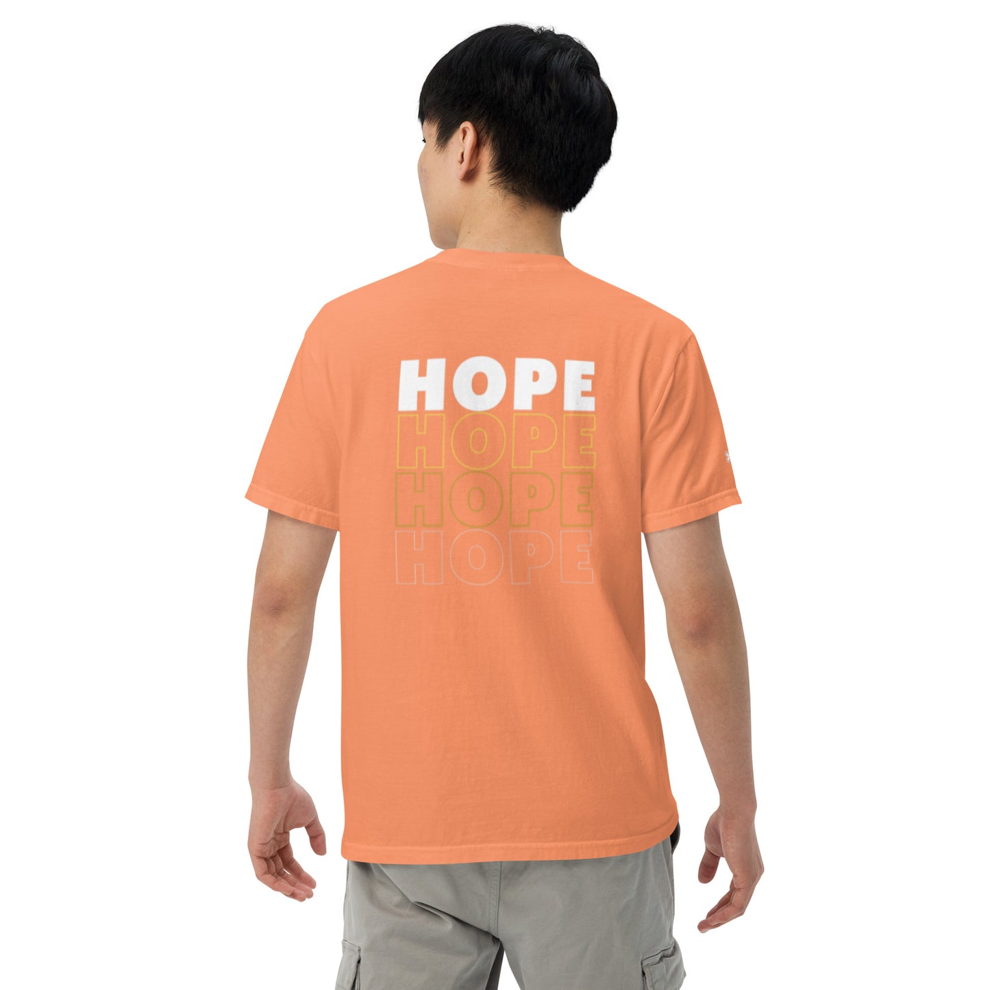 HOPE Unisex garment-dyed heavyweight t-shirt