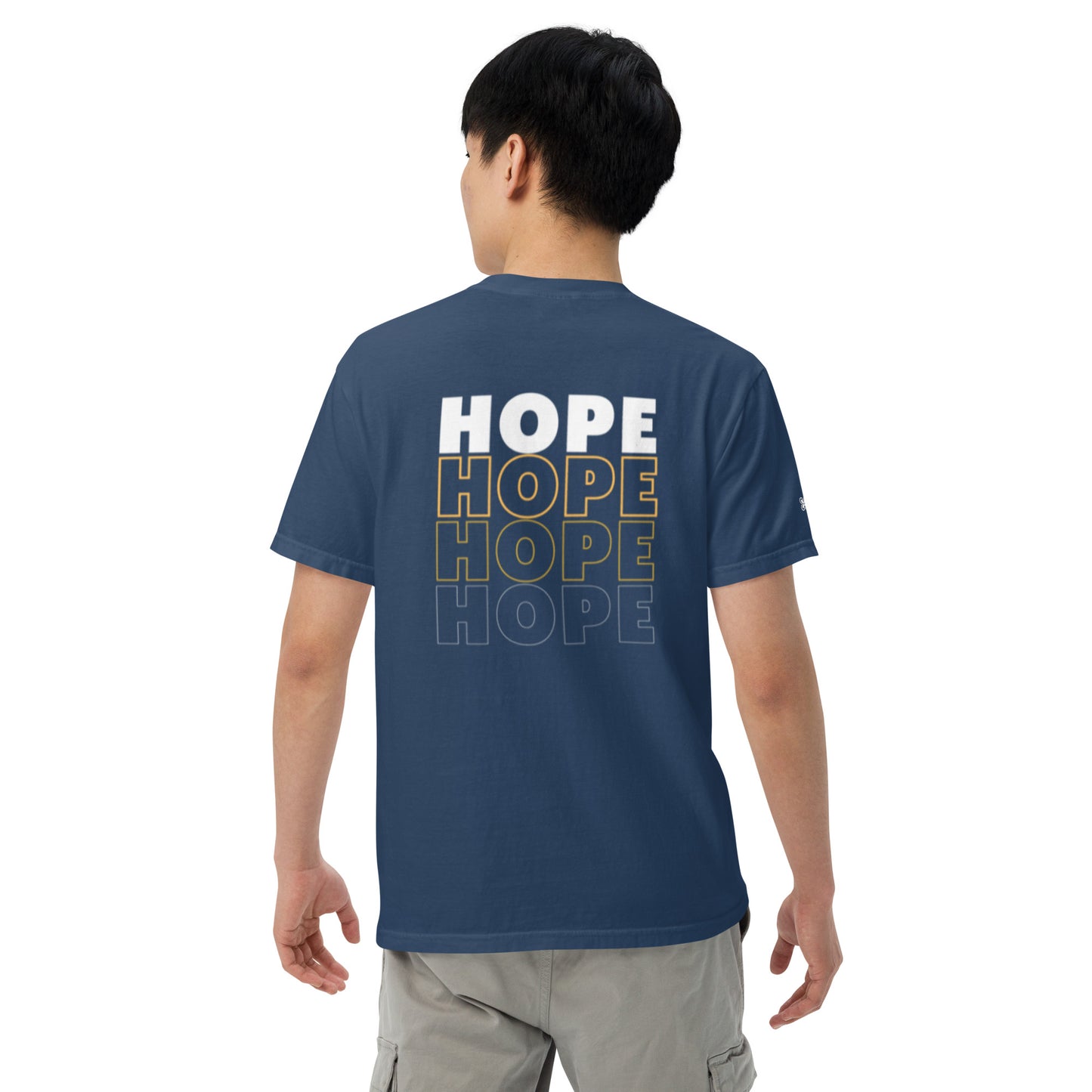 HOPE Unisex garment-dyed heavyweight t-shirt