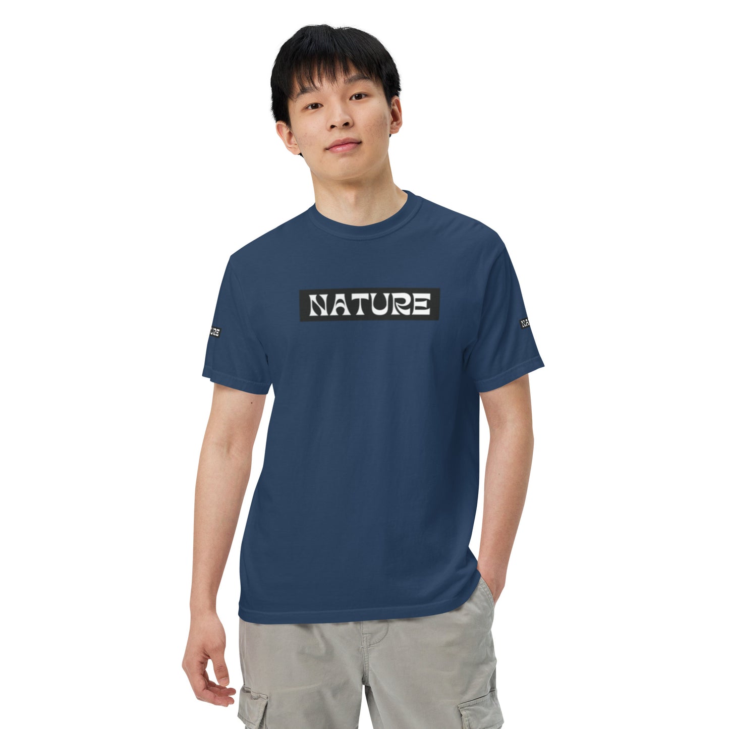 Nature Unisex garment-dyed heavyweight t-shirt