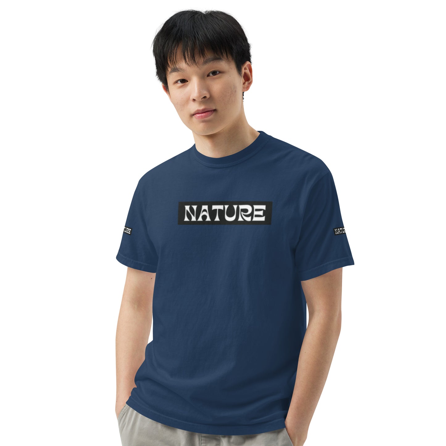 Nature Unisex garment-dyed heavyweight t-shirt