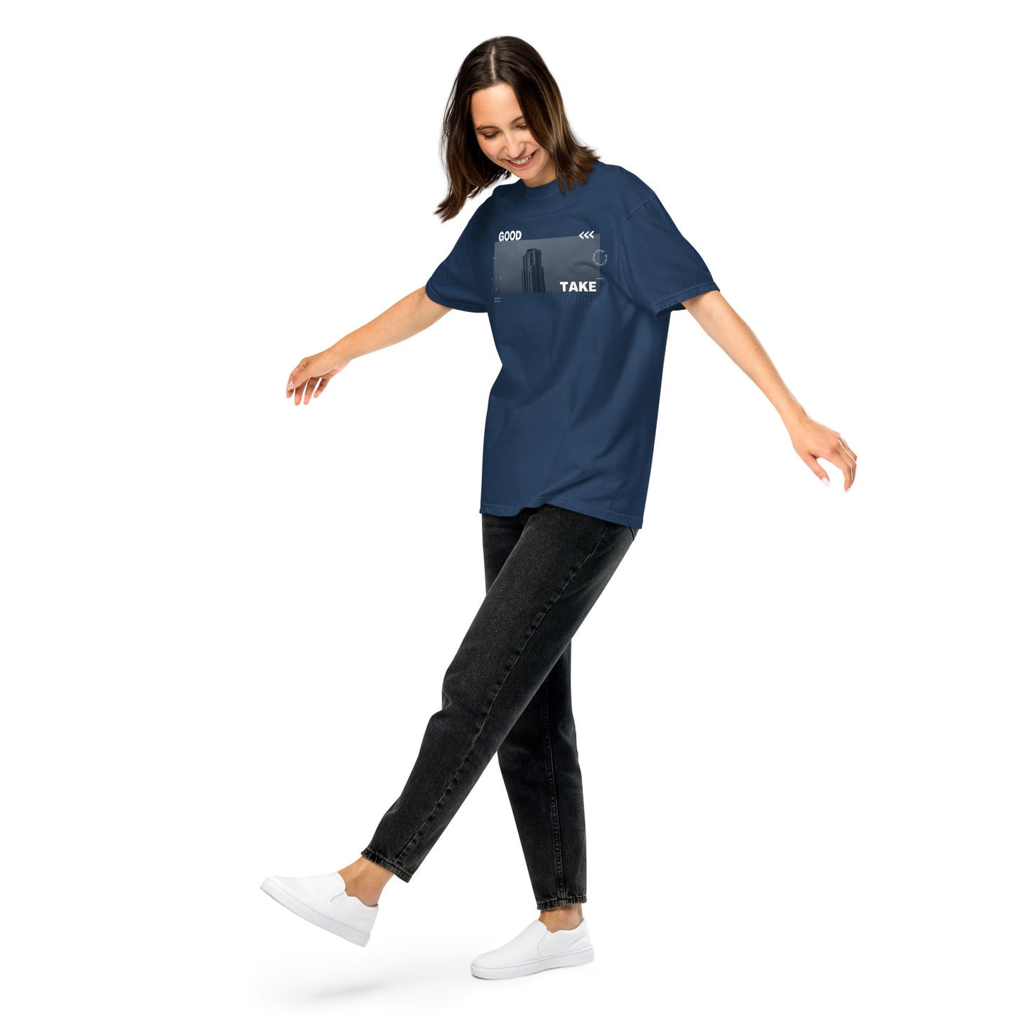 Take Unisex garment-dyed heavyweight t-shirt