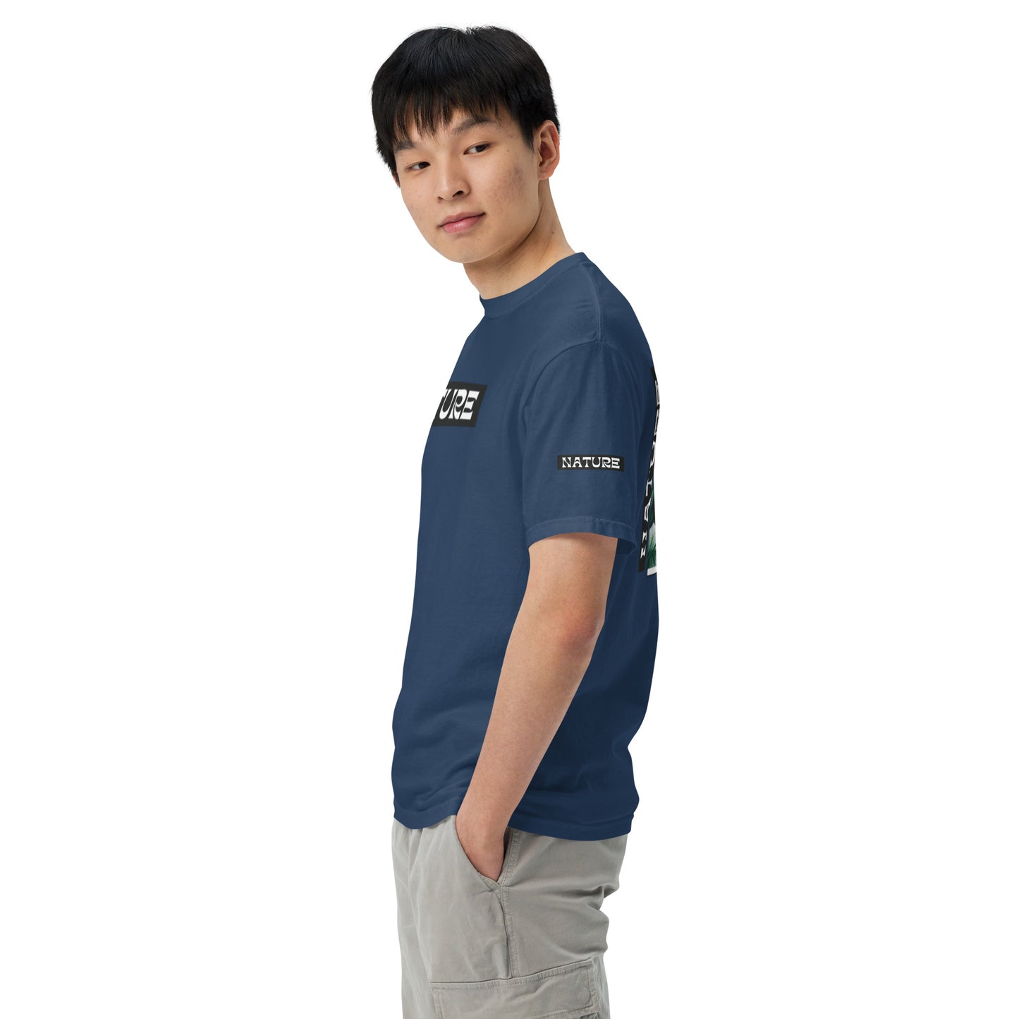 Nature Unisex garment-dyed heavyweight t-shirt
