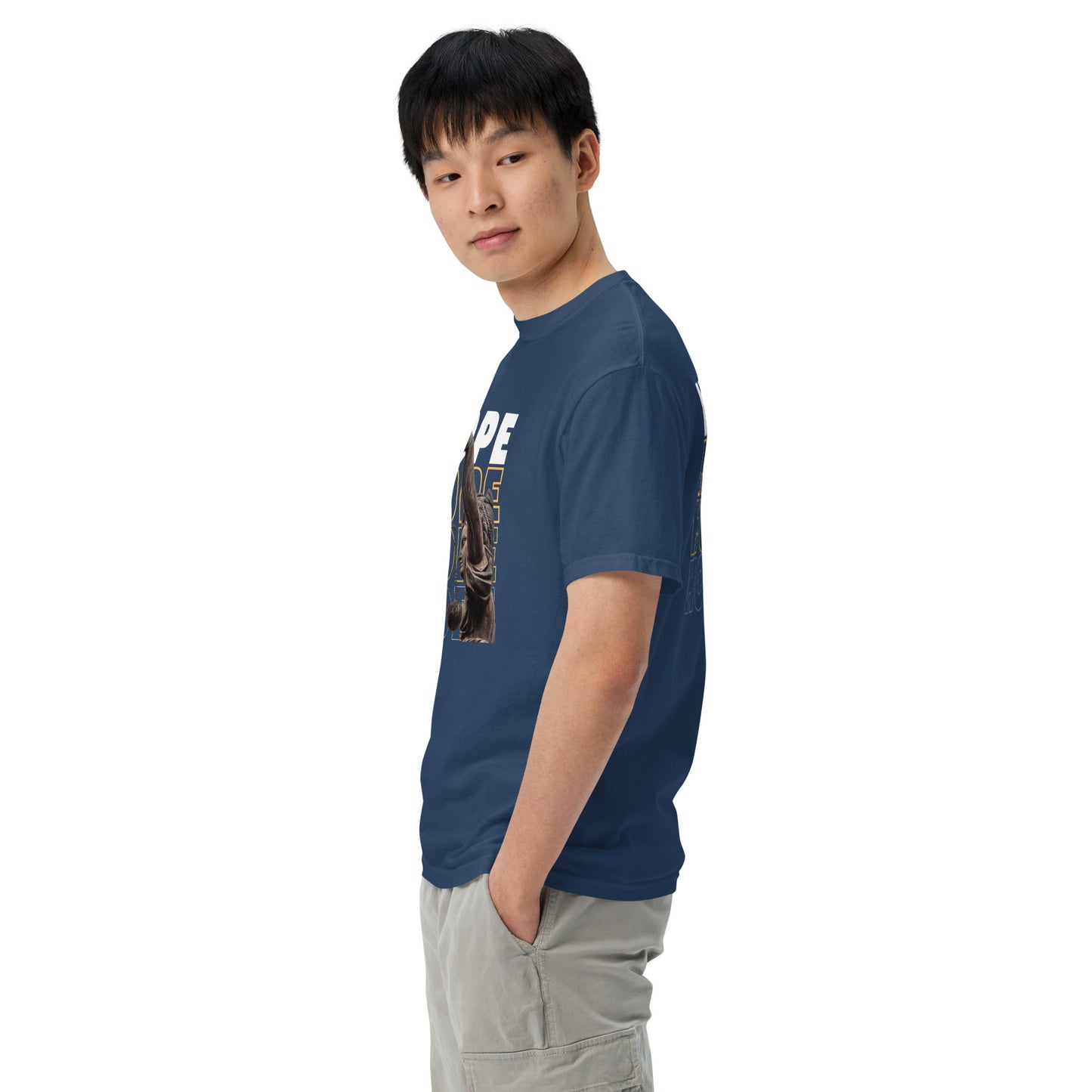 HOPE Unisex garment-dyed heavyweight t-shirt