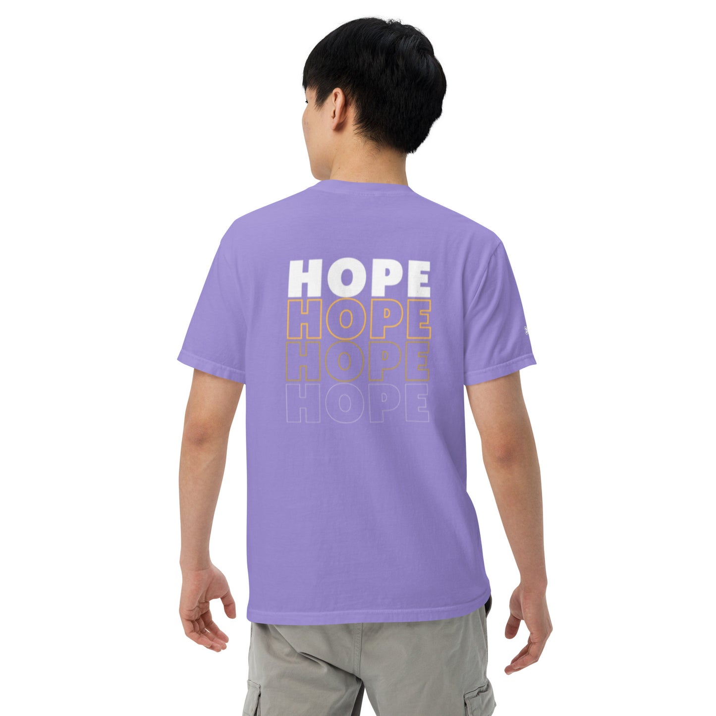 HOPE Unisex garment-dyed heavyweight t-shirt