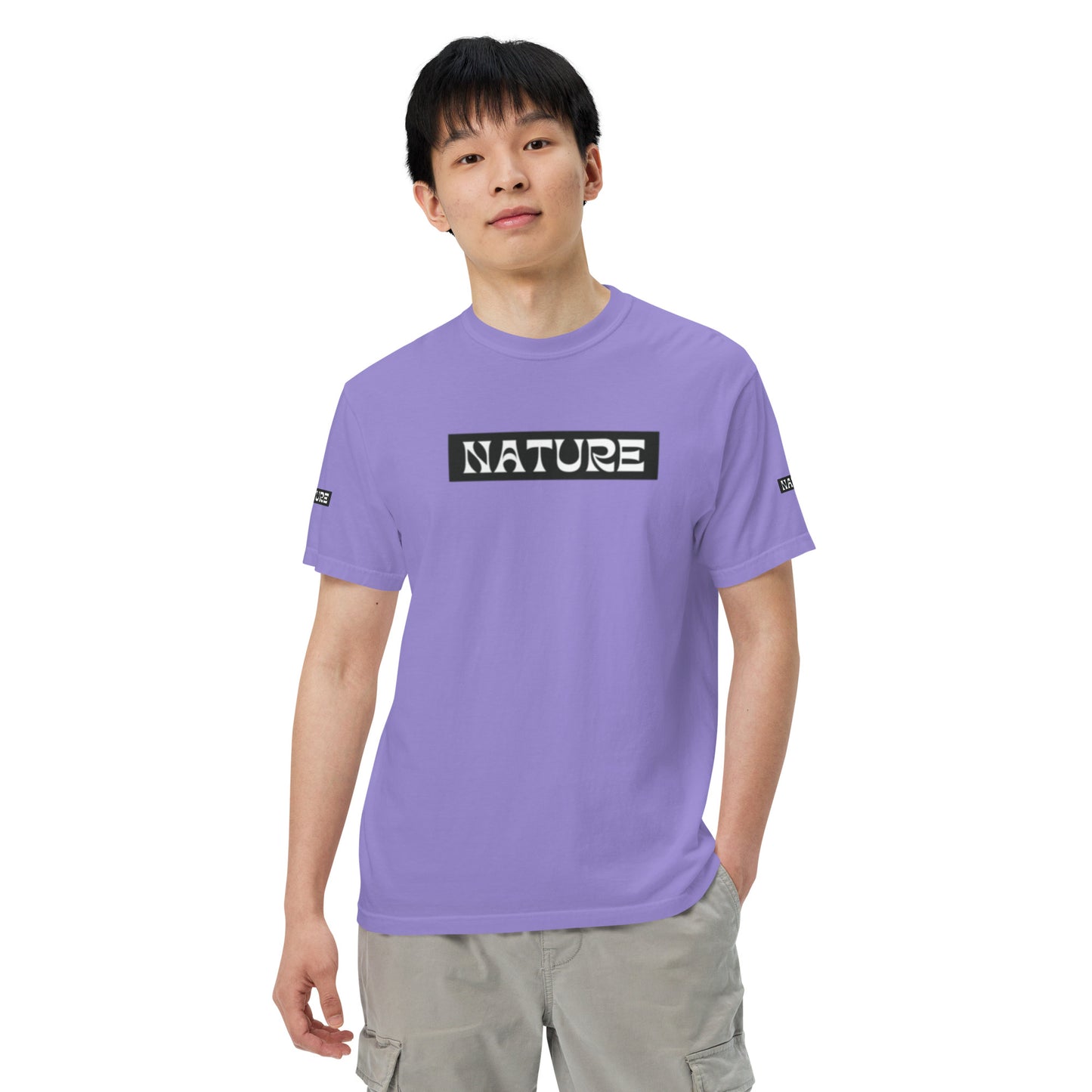 Nature Unisex garment-dyed heavyweight t-shirt