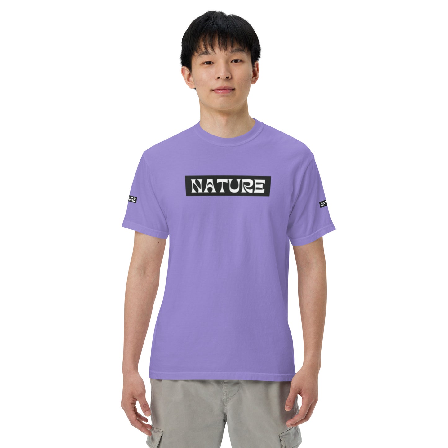 Nature Unisex garment-dyed heavyweight t-shirt