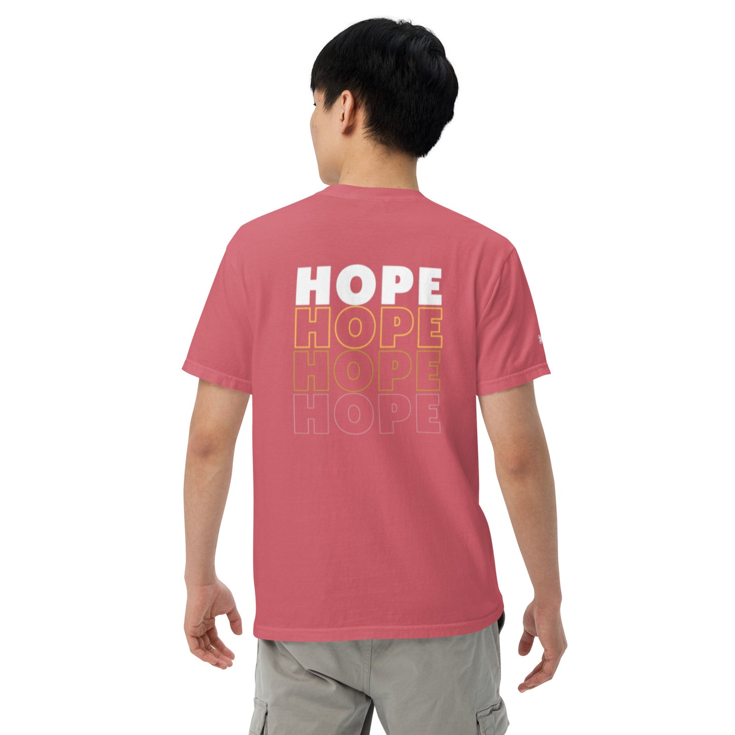 HOPE Unisex garment-dyed heavyweight t-shirt