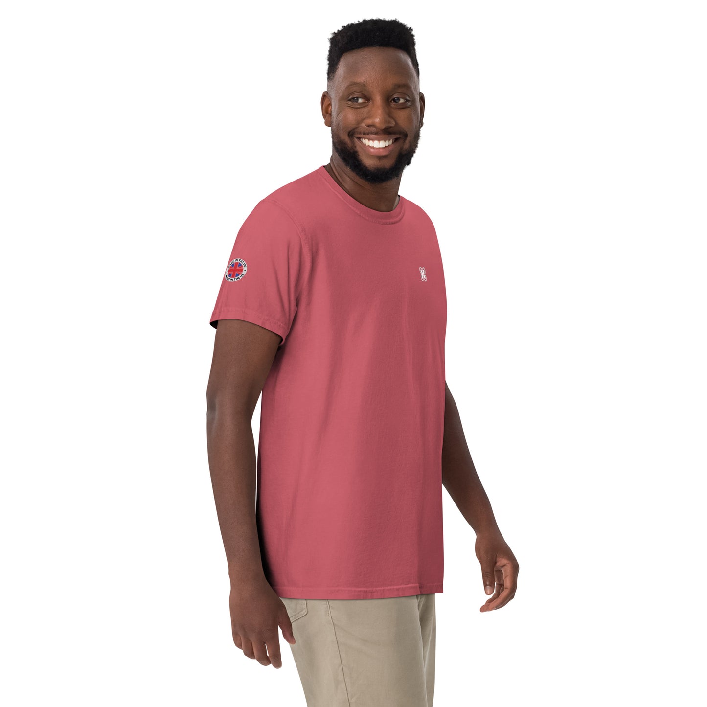 UK Unisex garment-dyed heavyweight t-shirt