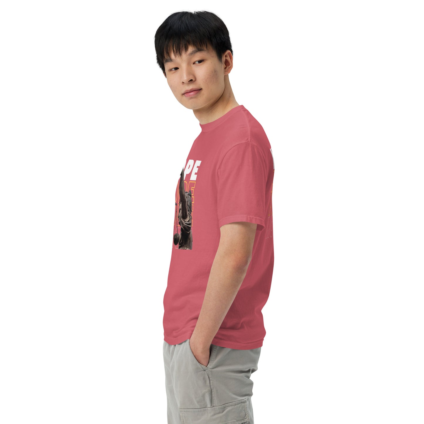 HOPE Unisex garment-dyed heavyweight t-shirt